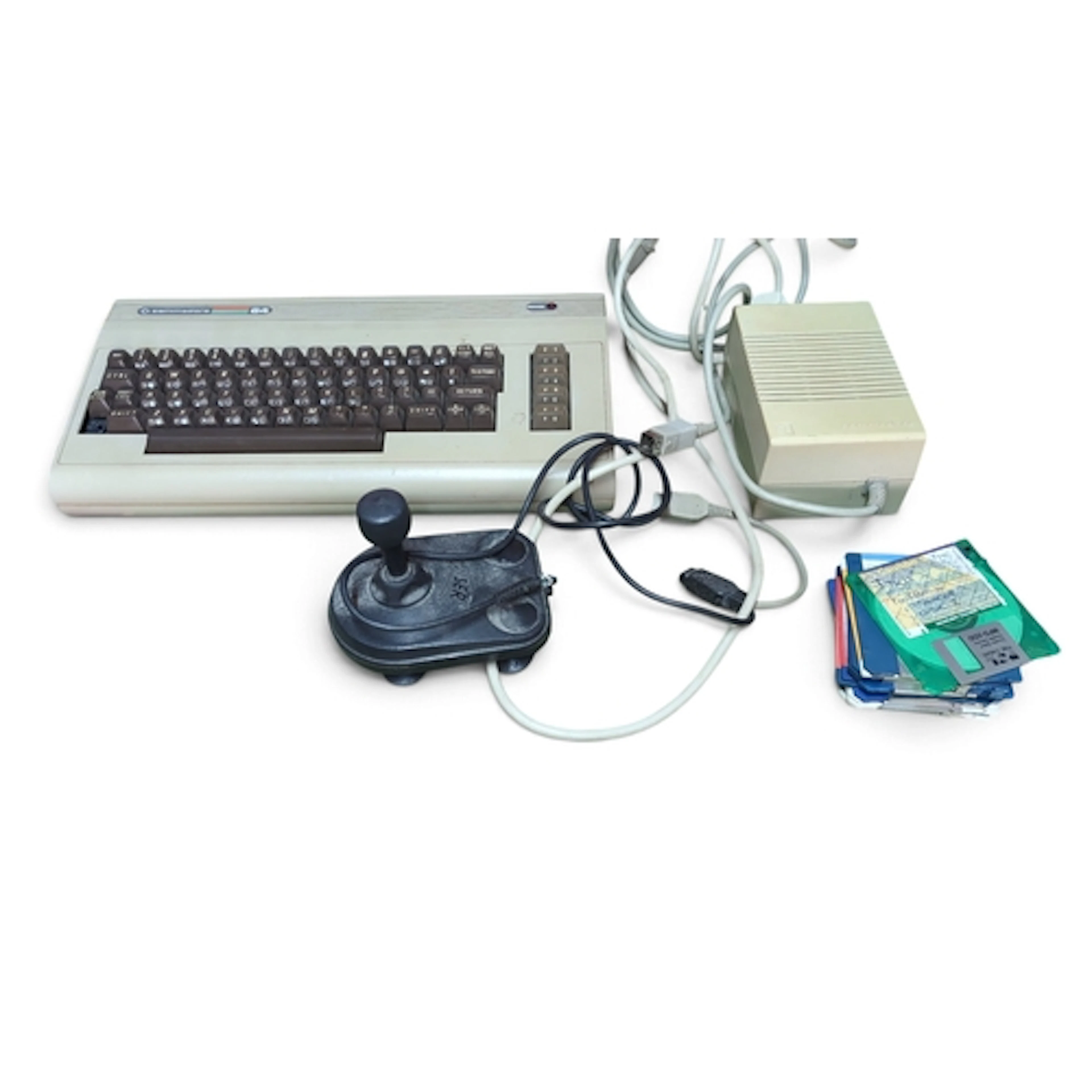 Commodore 64 home computer, made in England, with Commodore ...