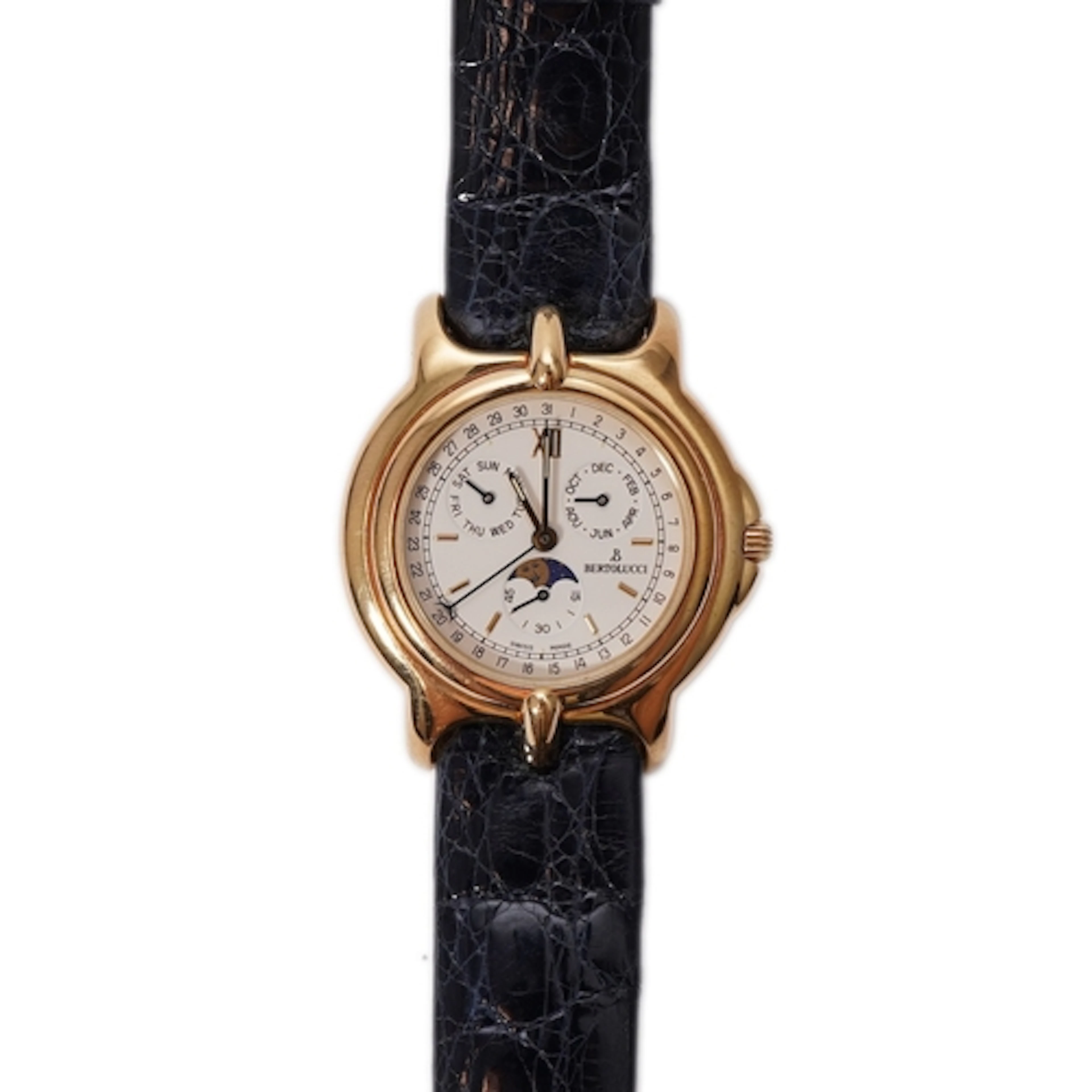 A gentleman's early 2000's 18ct gold Bertolucci Pulchra Cale...