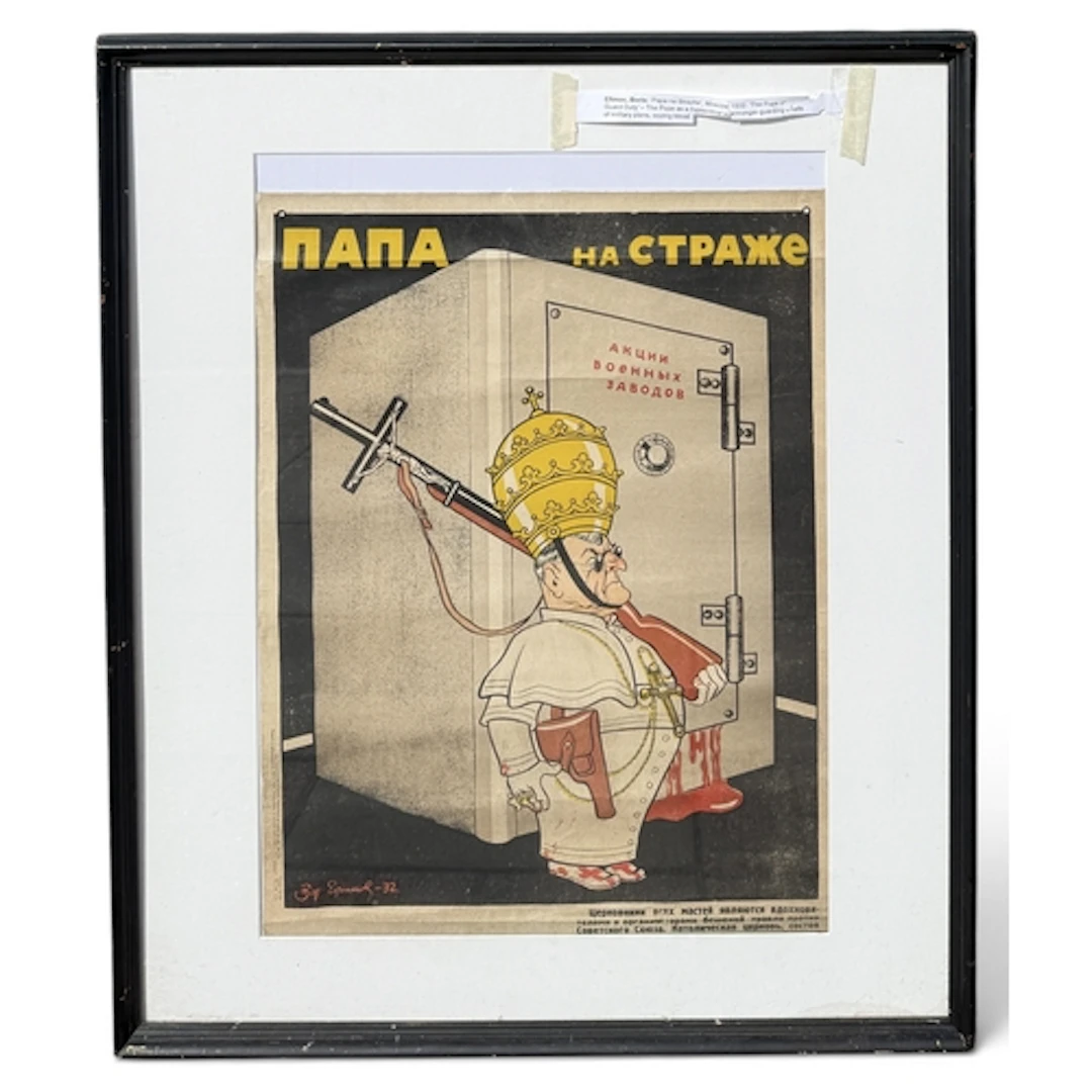 BORIS EFIMOV (RUSSIAN 1900-2008): POPE ON GUARD, 1932 Propog...
