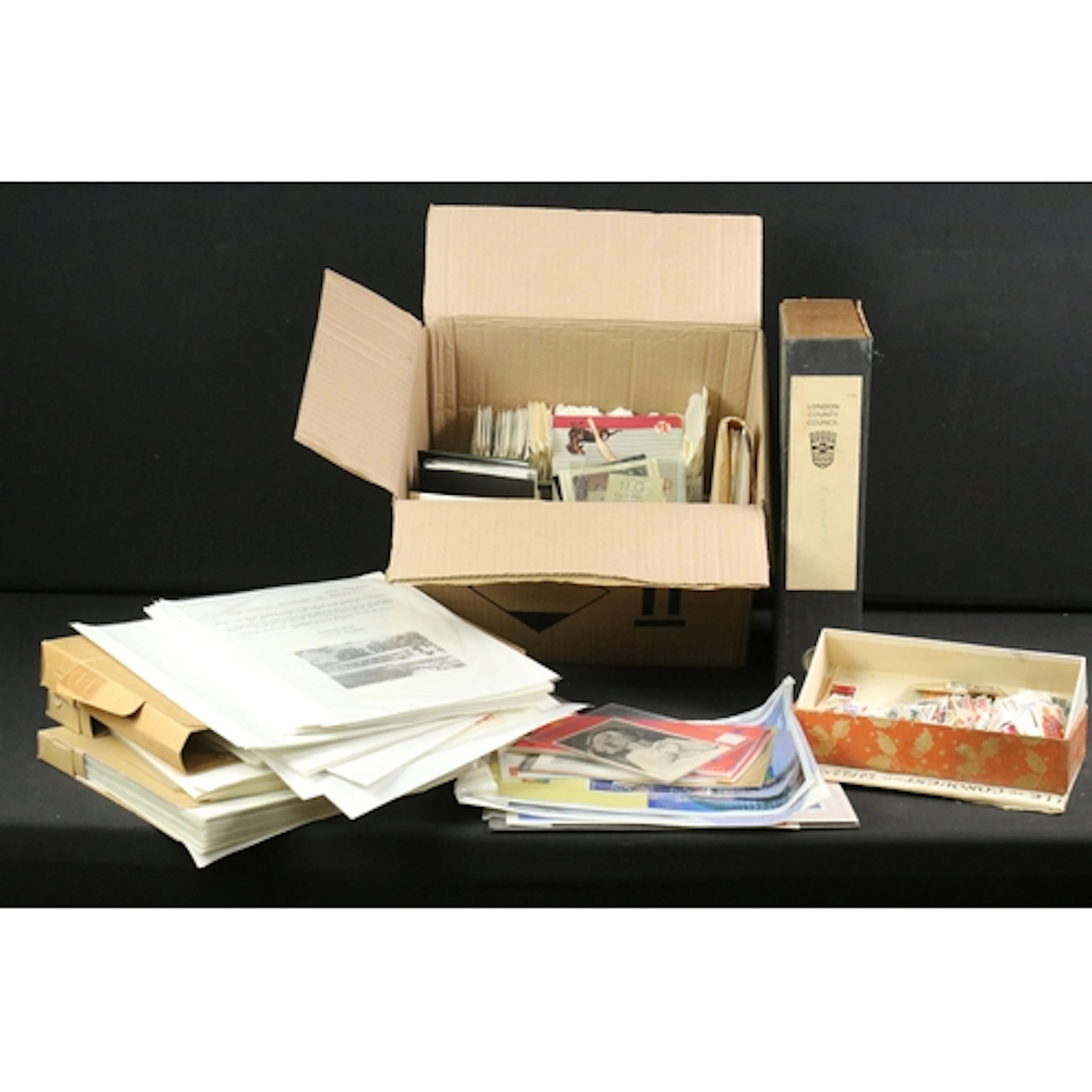 Stamp collection to include presentation packs, a folder to ...