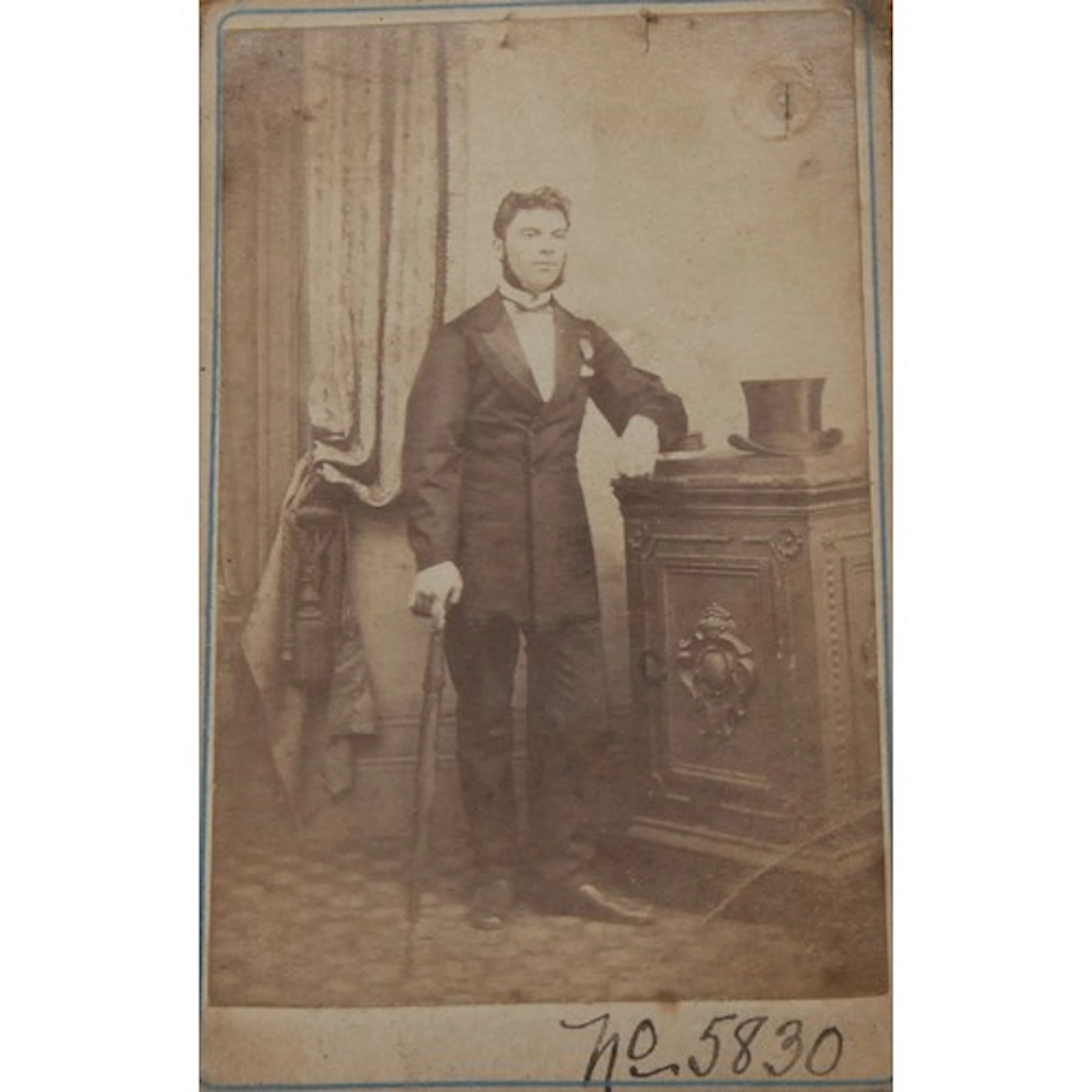Victorian Crime - a 19th century Daguerreotype carte de visi...
