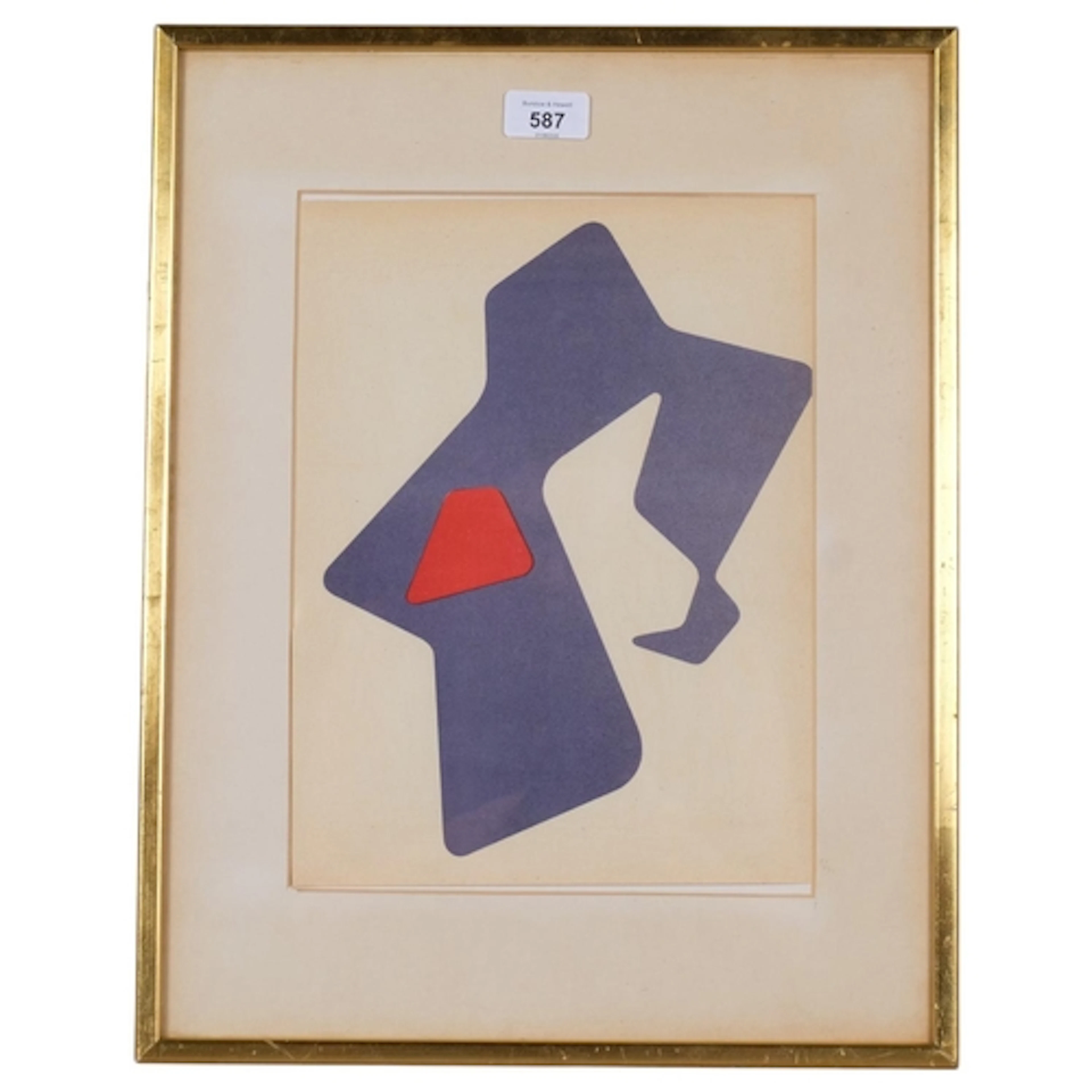 Jean Arp, abstract, original lithograph, 1951, XXe Siecle no...