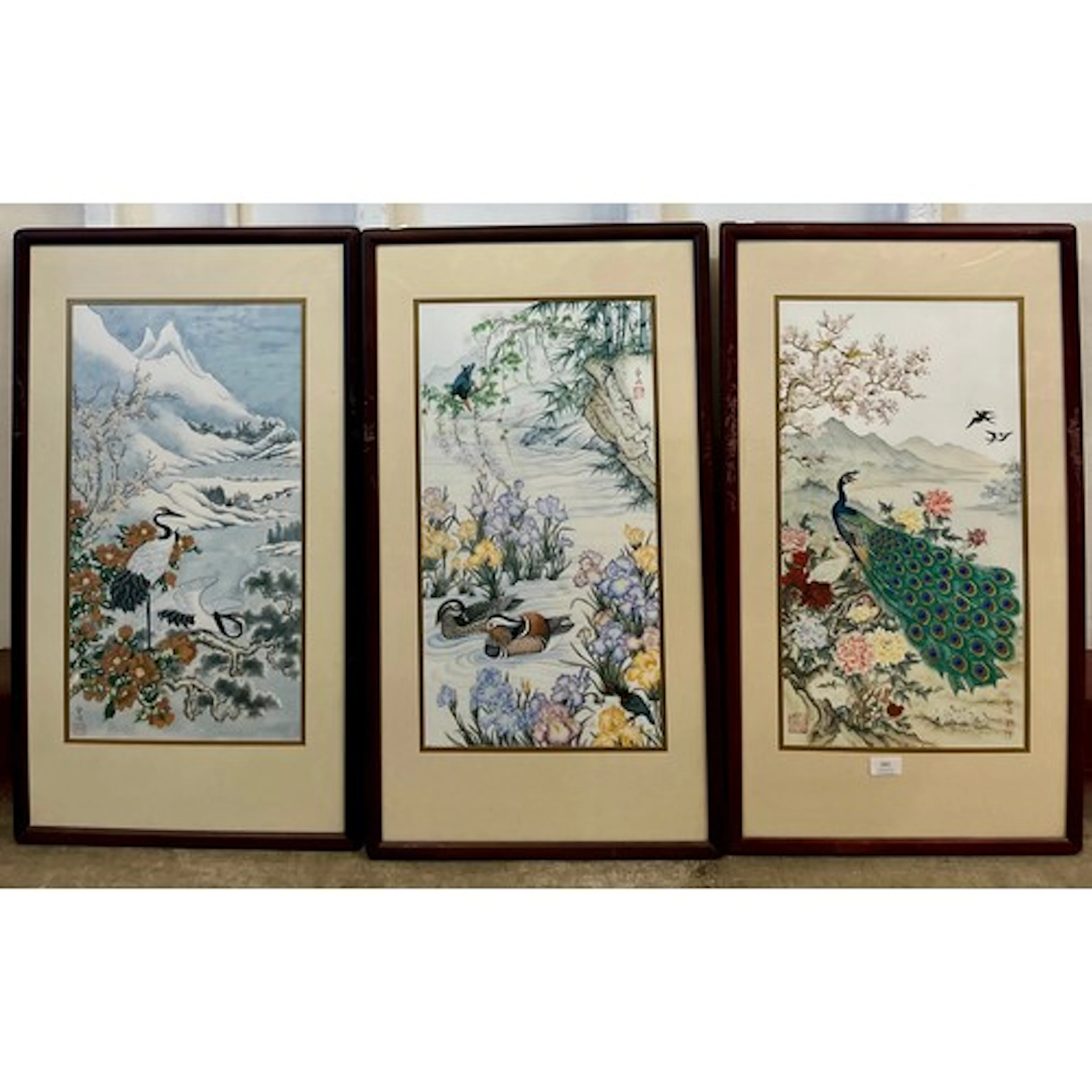 Three limited edition Wei Tseng Yang prints, framed