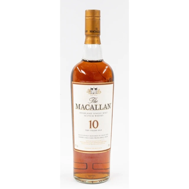 Whisky: Macallan Highland Single Malt Scotch Whisky, 10 Year...