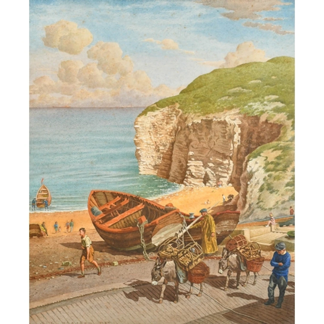 Samuel Ernest Wharton (20th Century) British. "Summer Calm",...