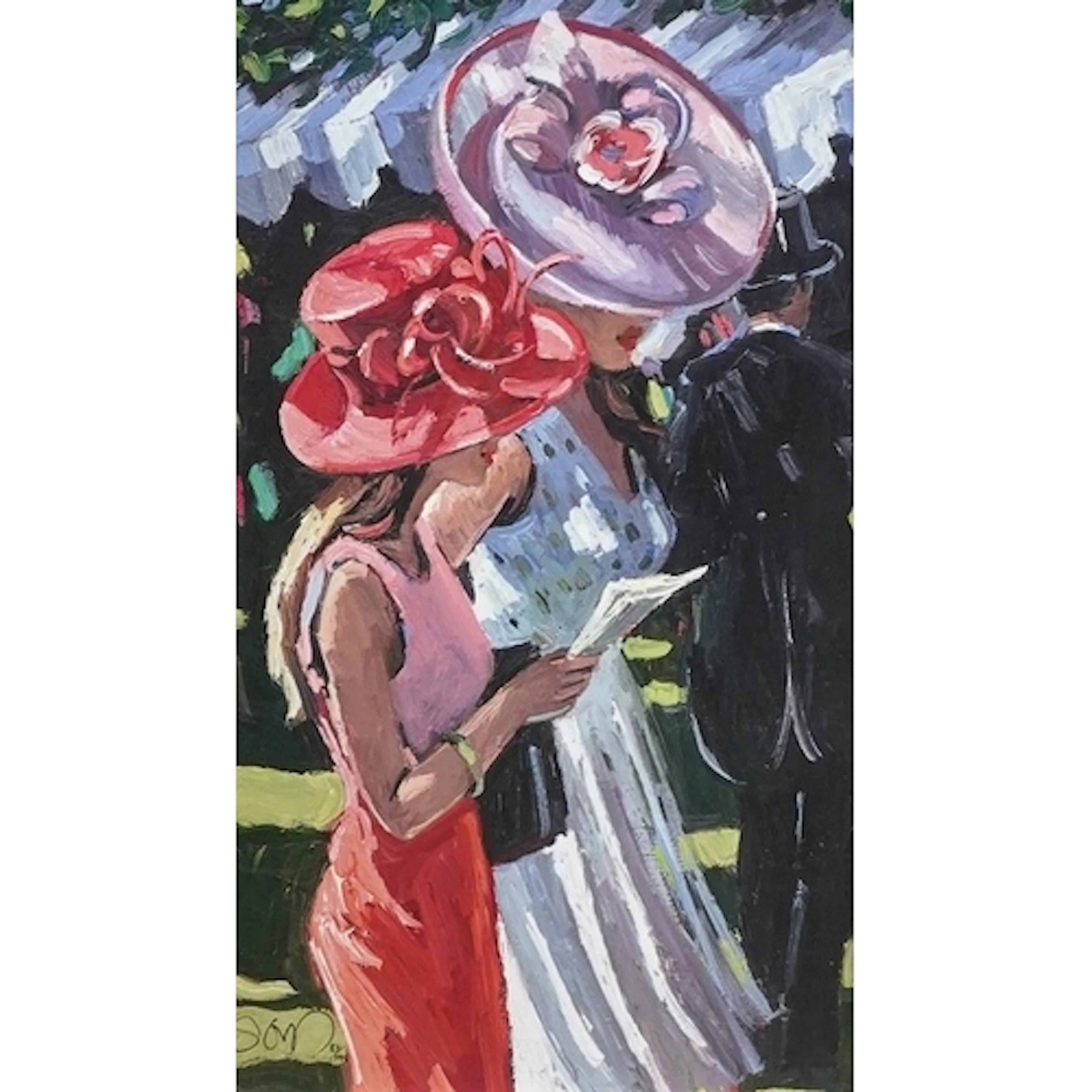 Sherree Valentine-Daines (b.1959), 'Society Ladies', hand em...