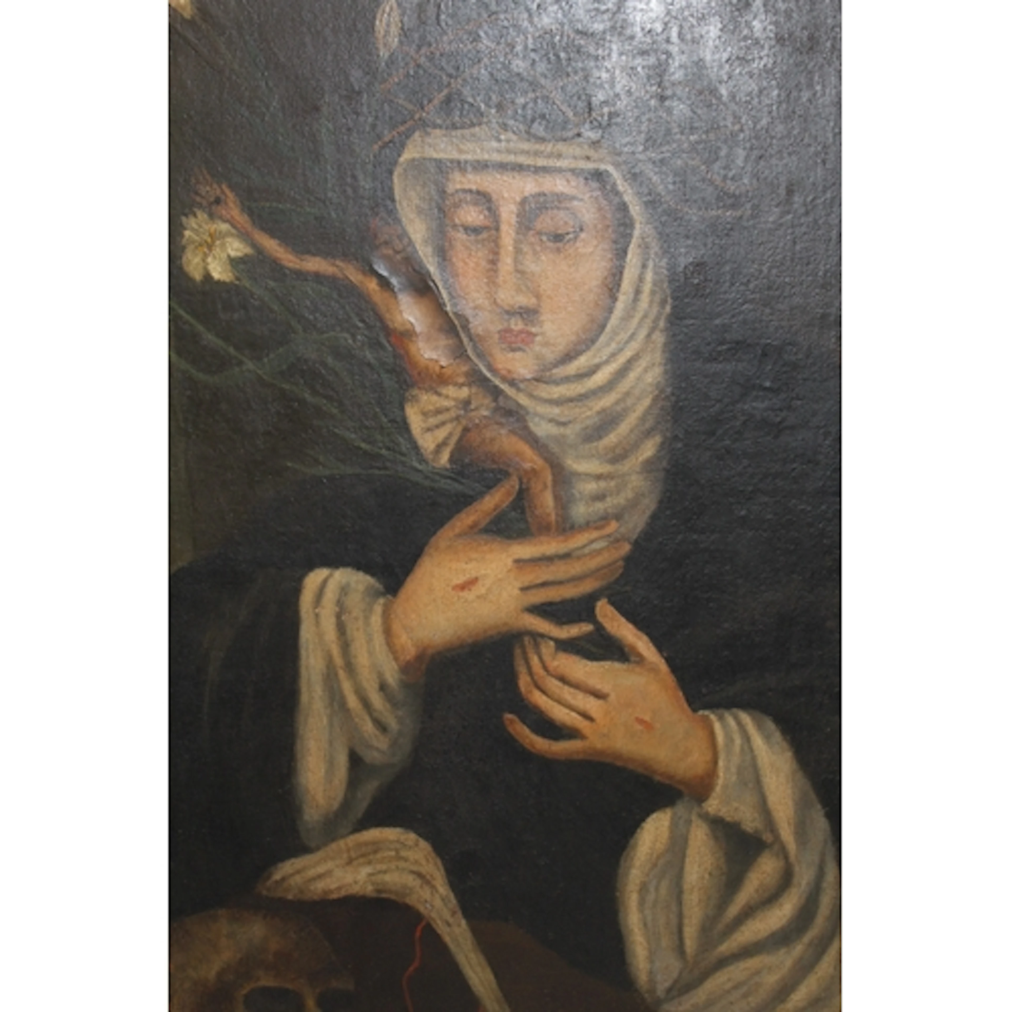 17th / 18th Century Spanish School, oil on canvas, portrait ...
