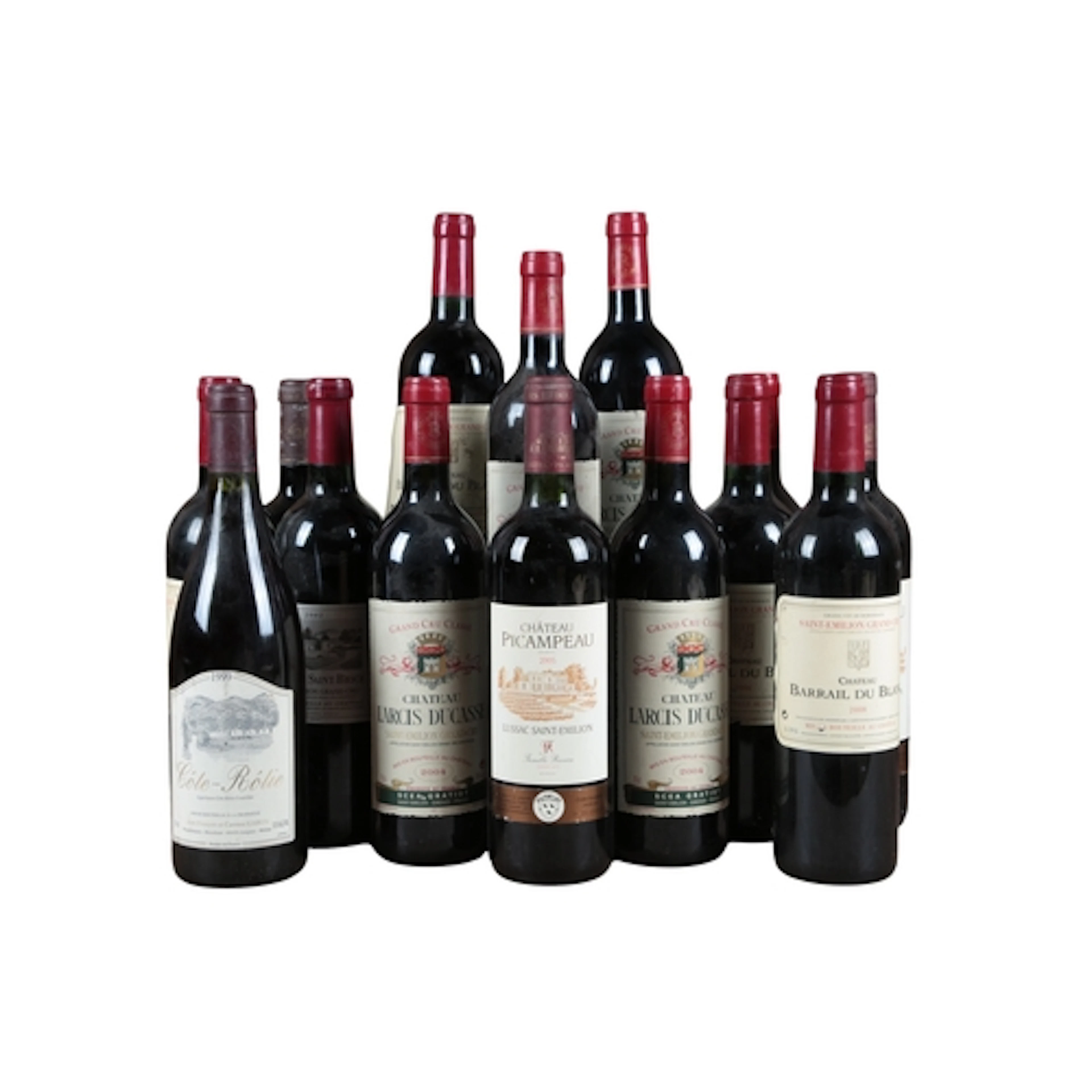 Saint-Emilion mixed case to inc. 1995 Chateau Clos Saint Mar...