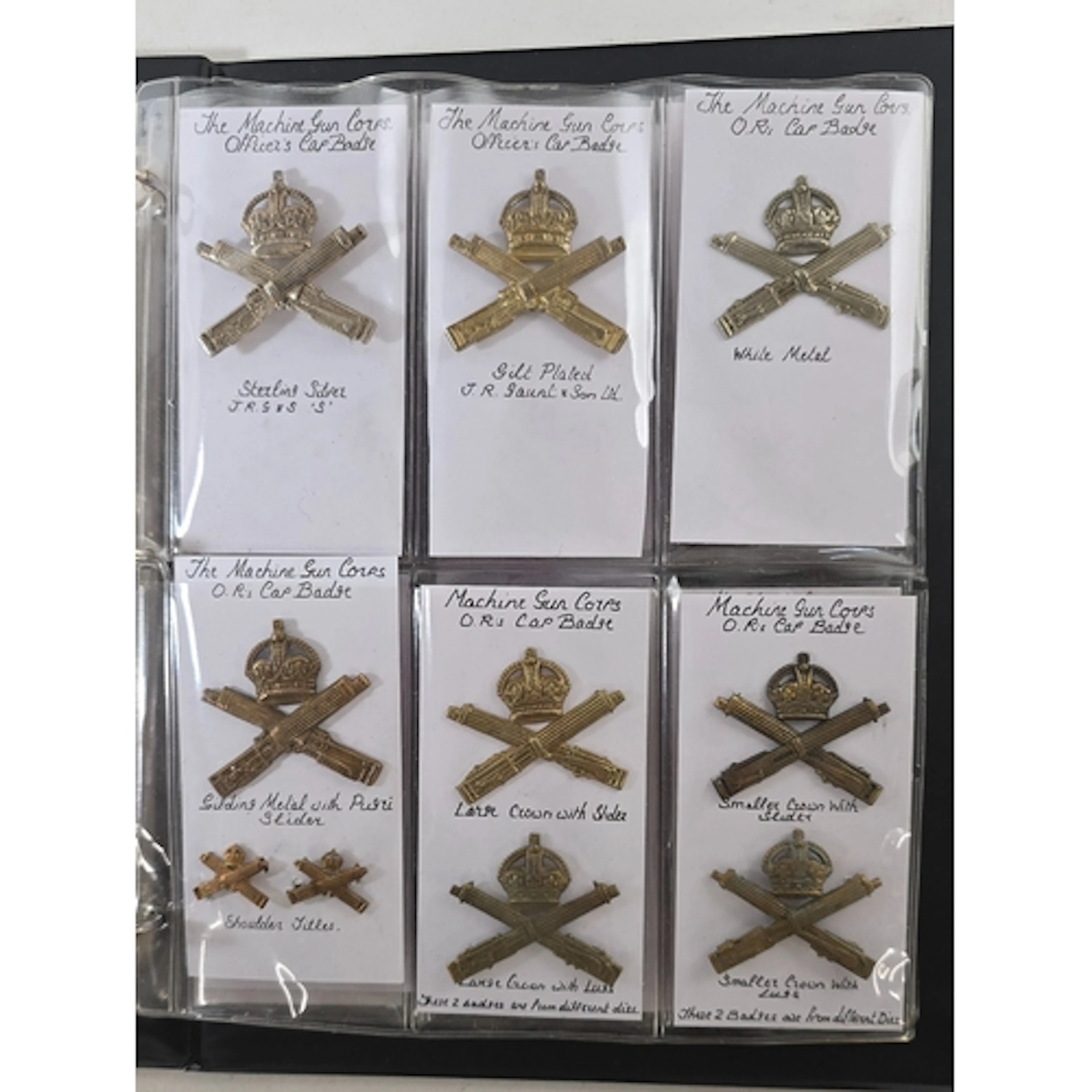 20 good restrike WWI period cap badges comprising 8 varietie...