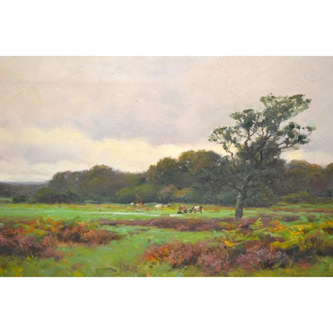 Frederick Golden Short, small oil on canvas, landscape with ...