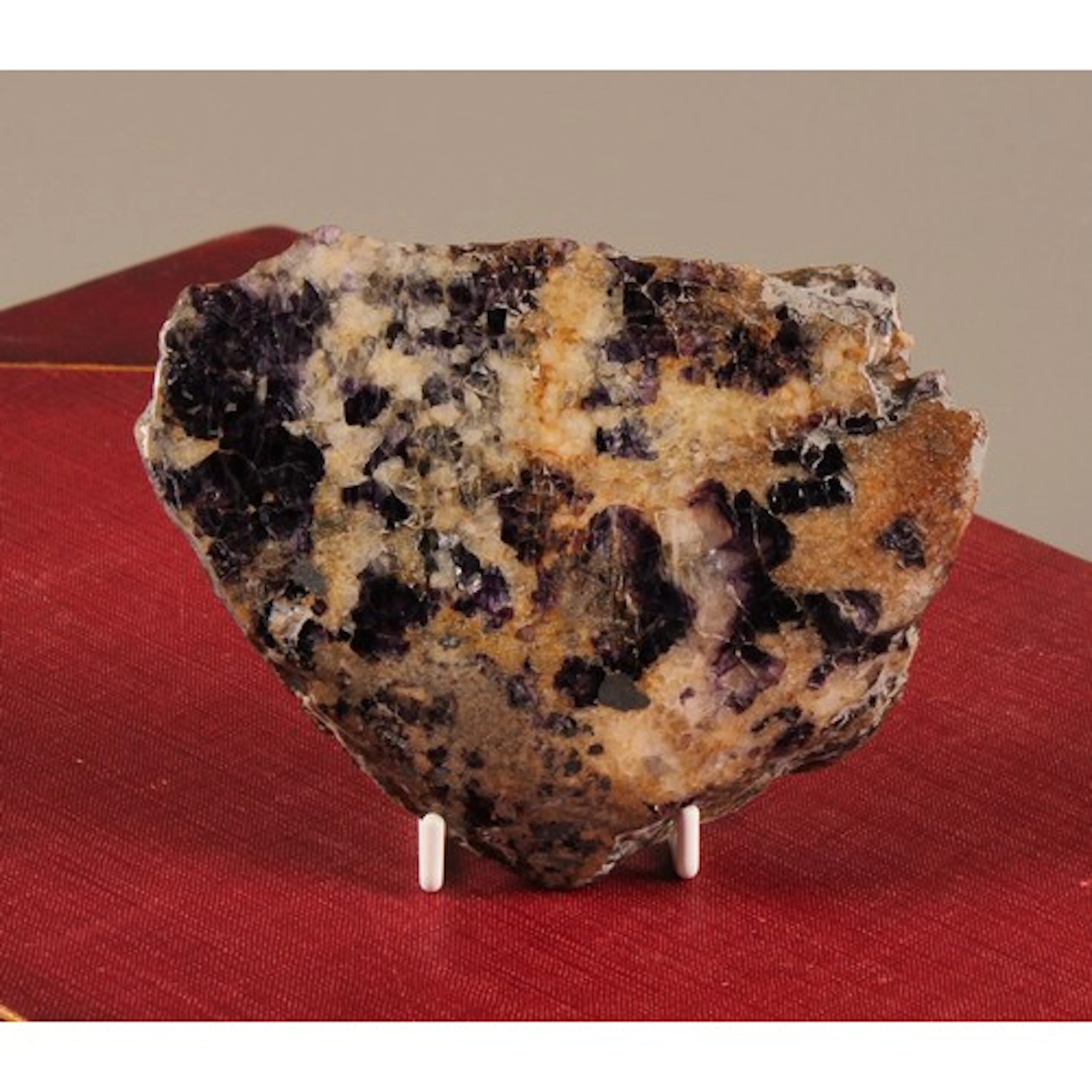 Natural History - a Blue John specimen, Winnats Five Vein, 9...