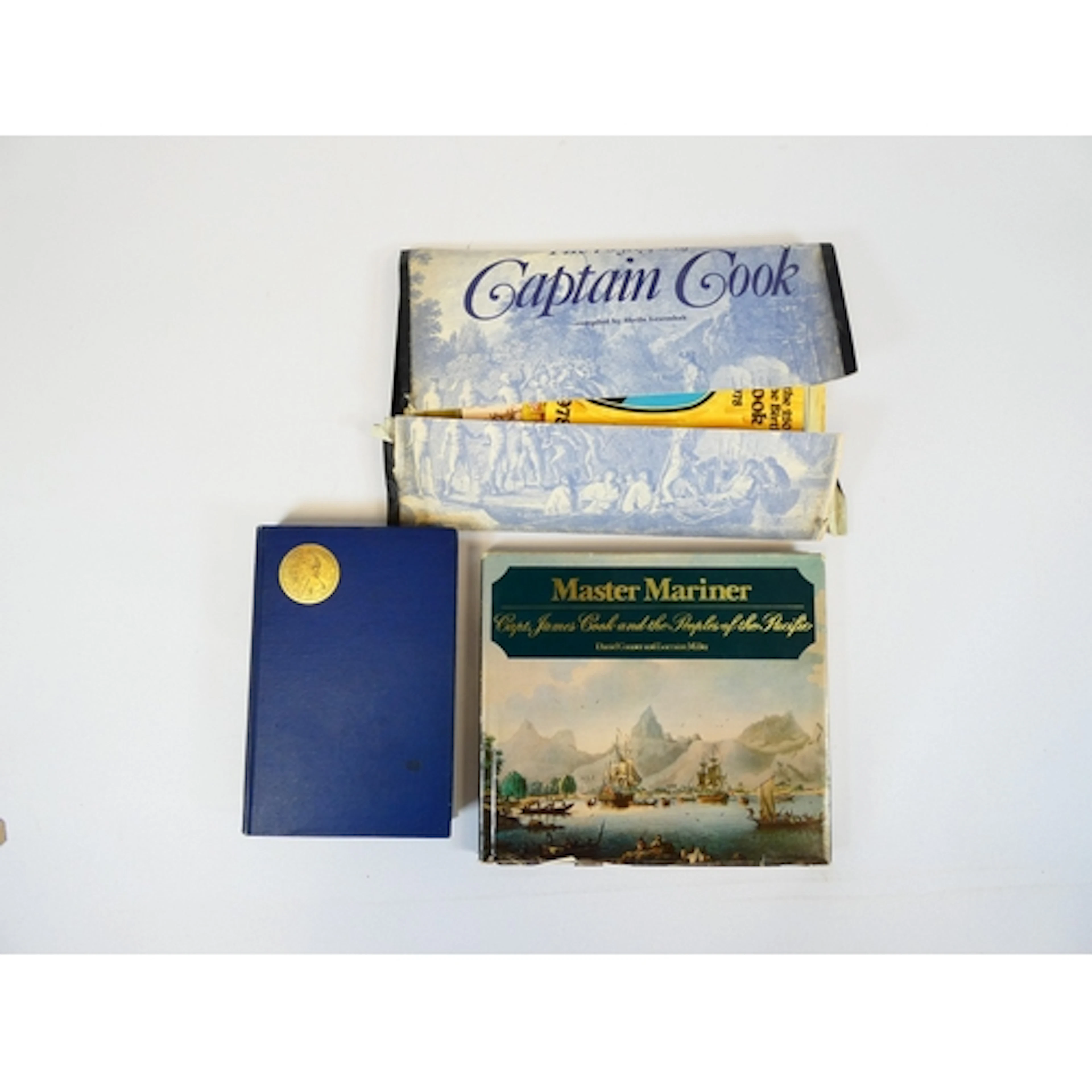 COOK CAPTAIN JAMES. A small bundle of books &...