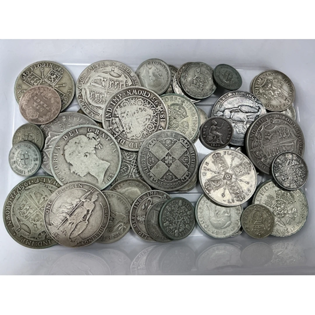 Collection Of GB XIX Century And Pre 1947 Silver Coins, incl...