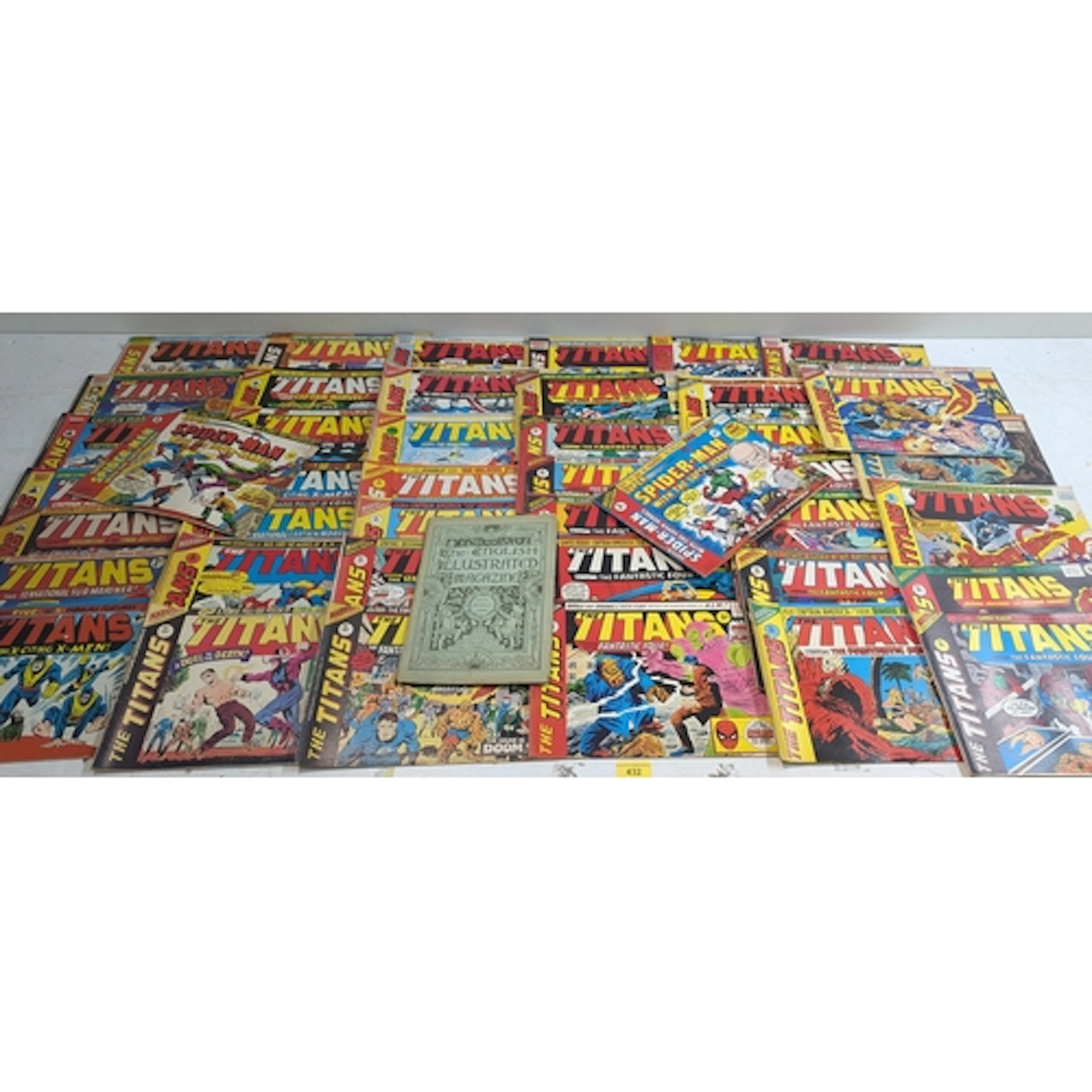 A collection of The Titans children's comics along with two ...