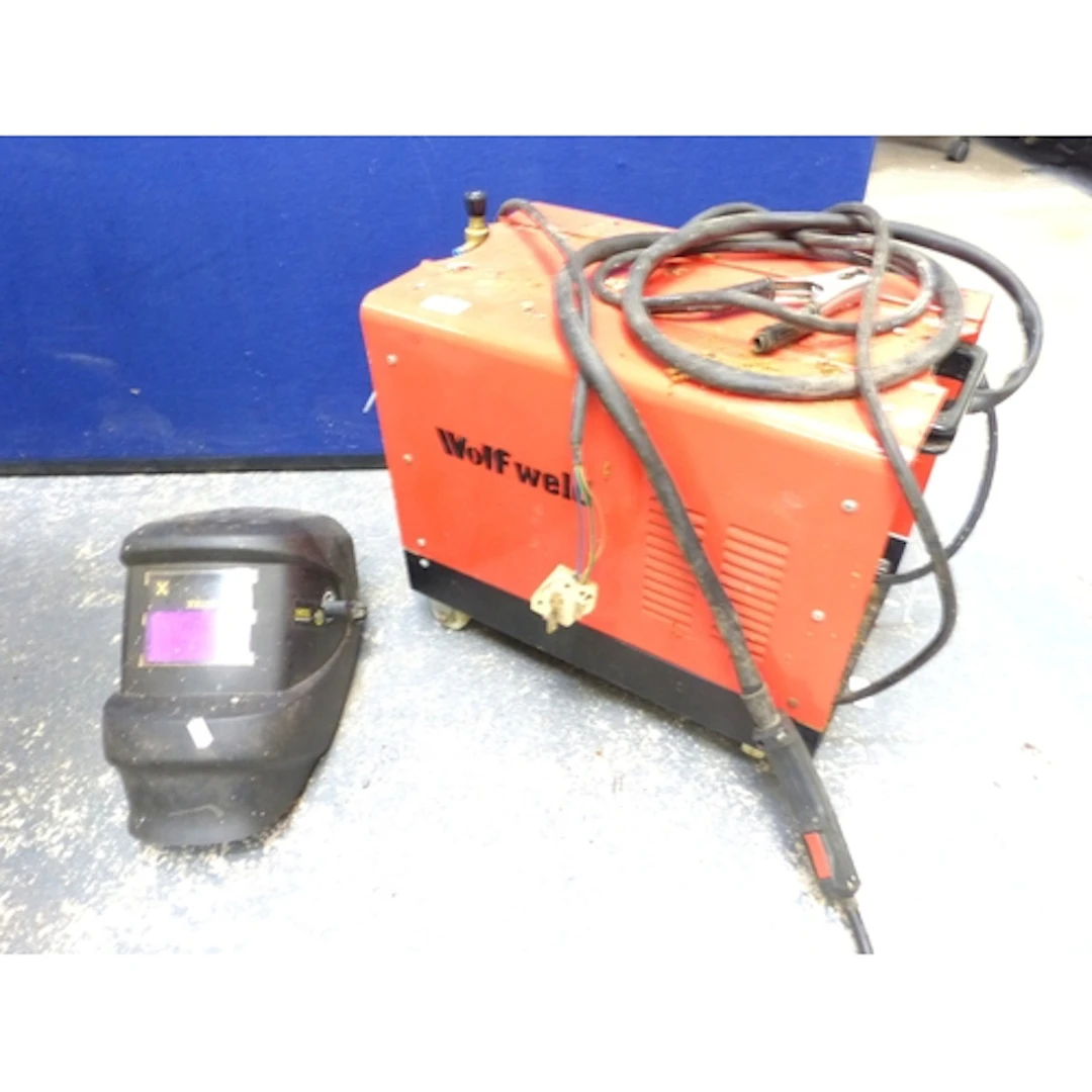Wolfworld modern Mig welder and mask.