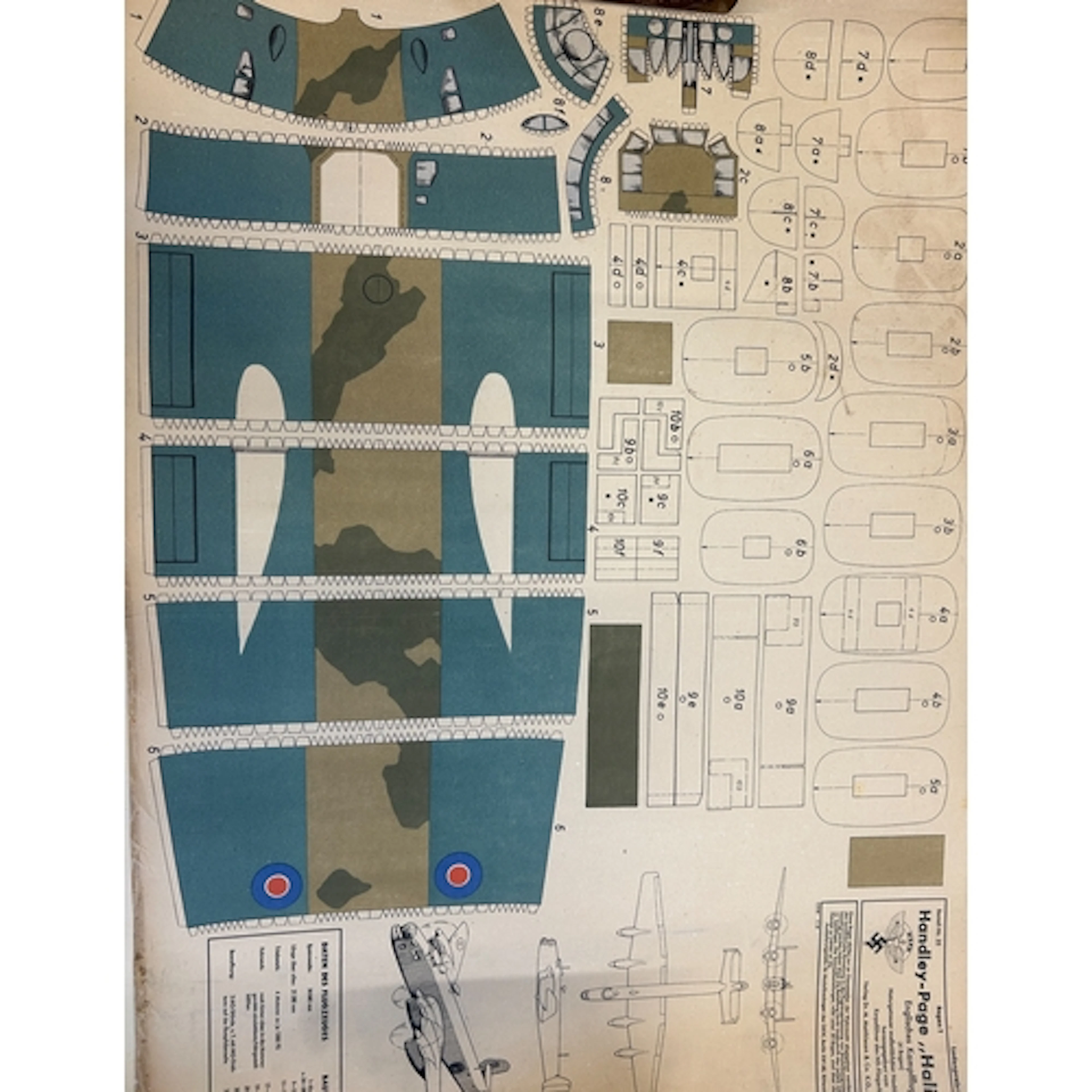 Interesting posters by the NSFK To make a model handley-page...