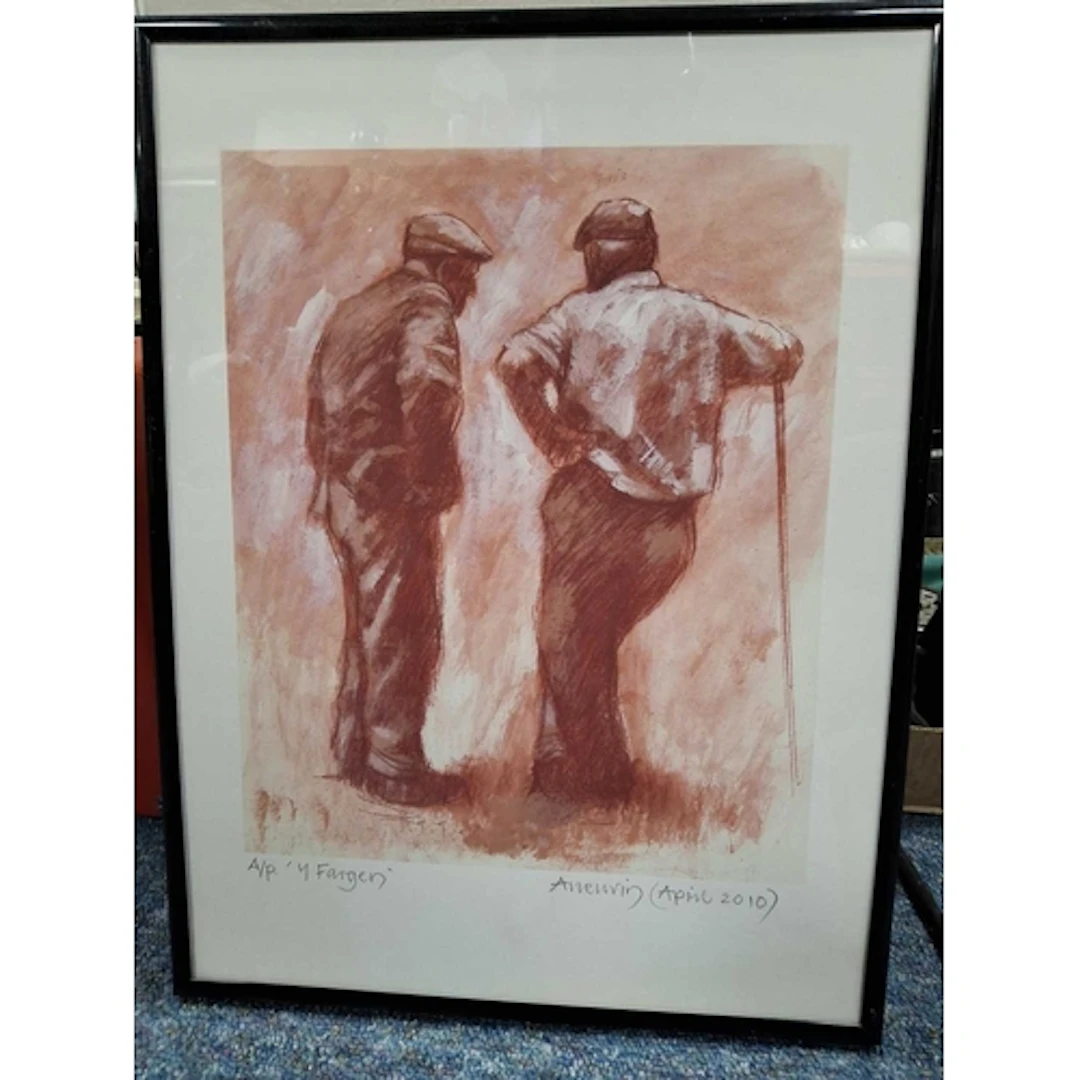 ANEURIN JONES WALES 1930-2017), 'Y FARGEN / THE DEAL', an ar...