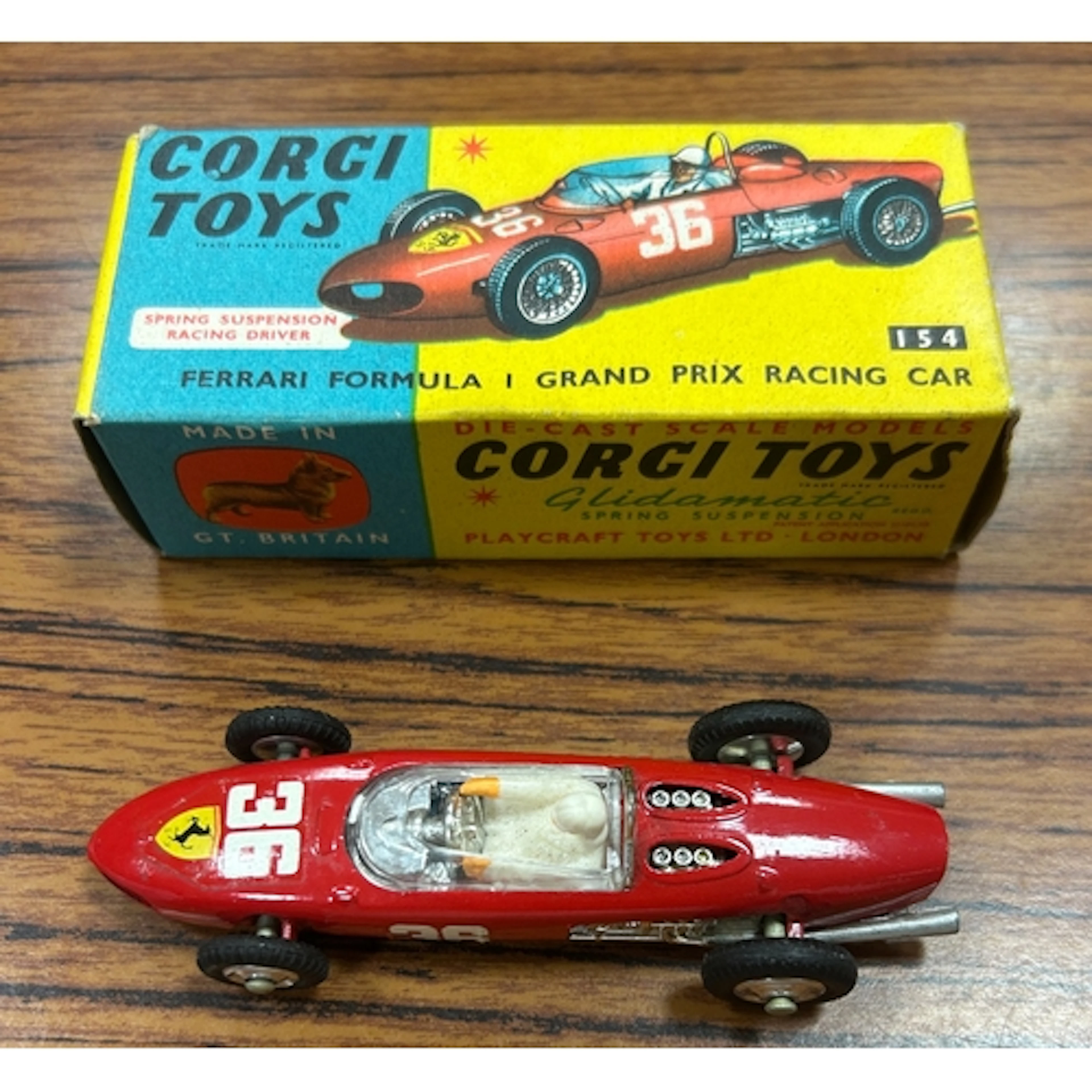 Corgi. Vintage selection of "Glidamatic" (spring suspension)...
