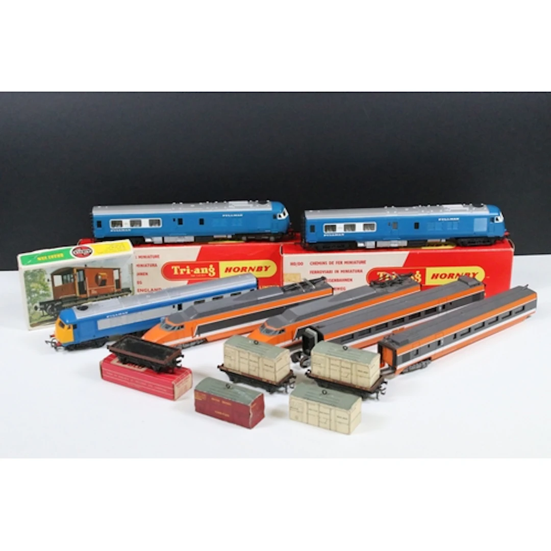 Group of OO gauge model railway to include Lima High Speed (...
