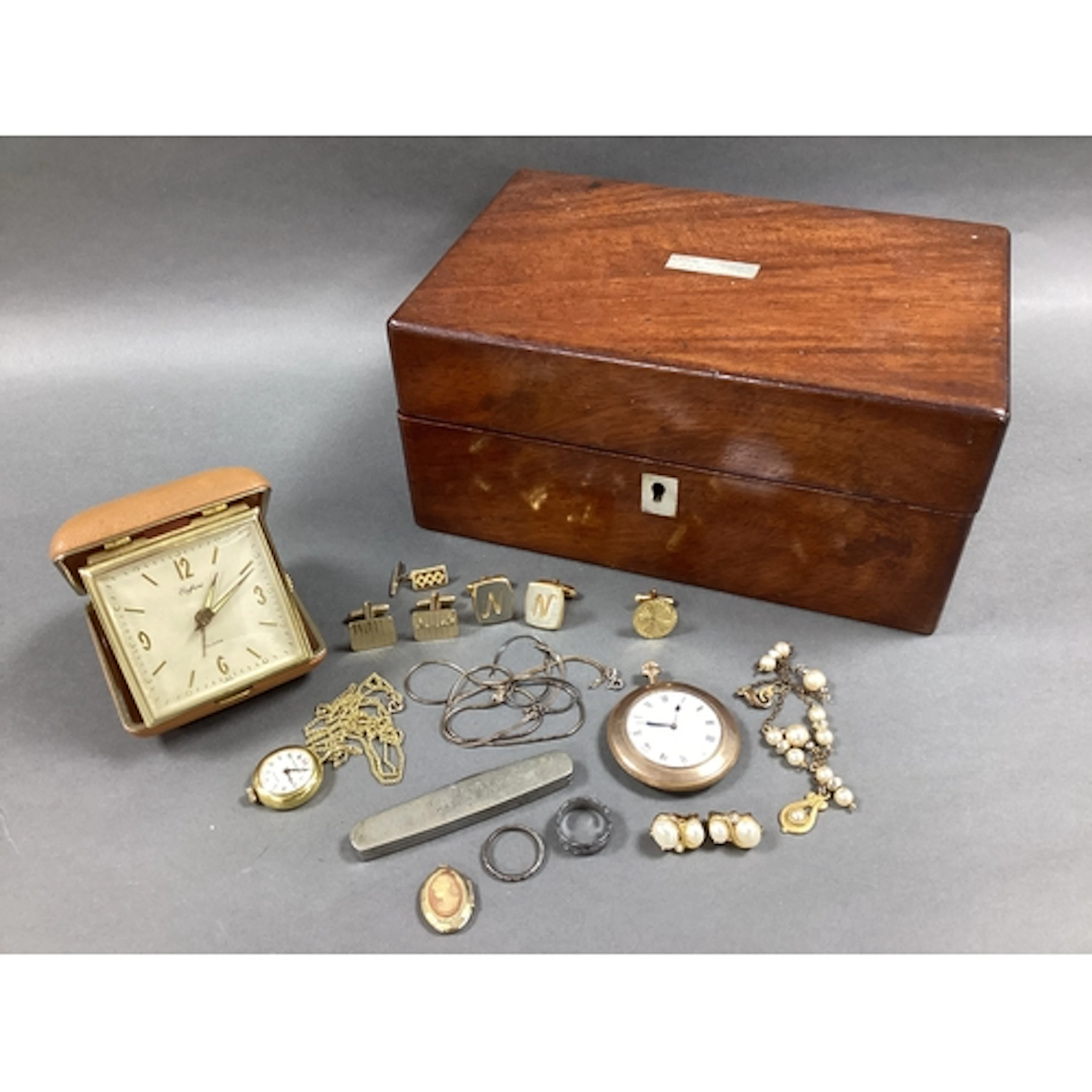 Waltham USA; A Gold Plated Cased Openface Pocket Watch, with...
