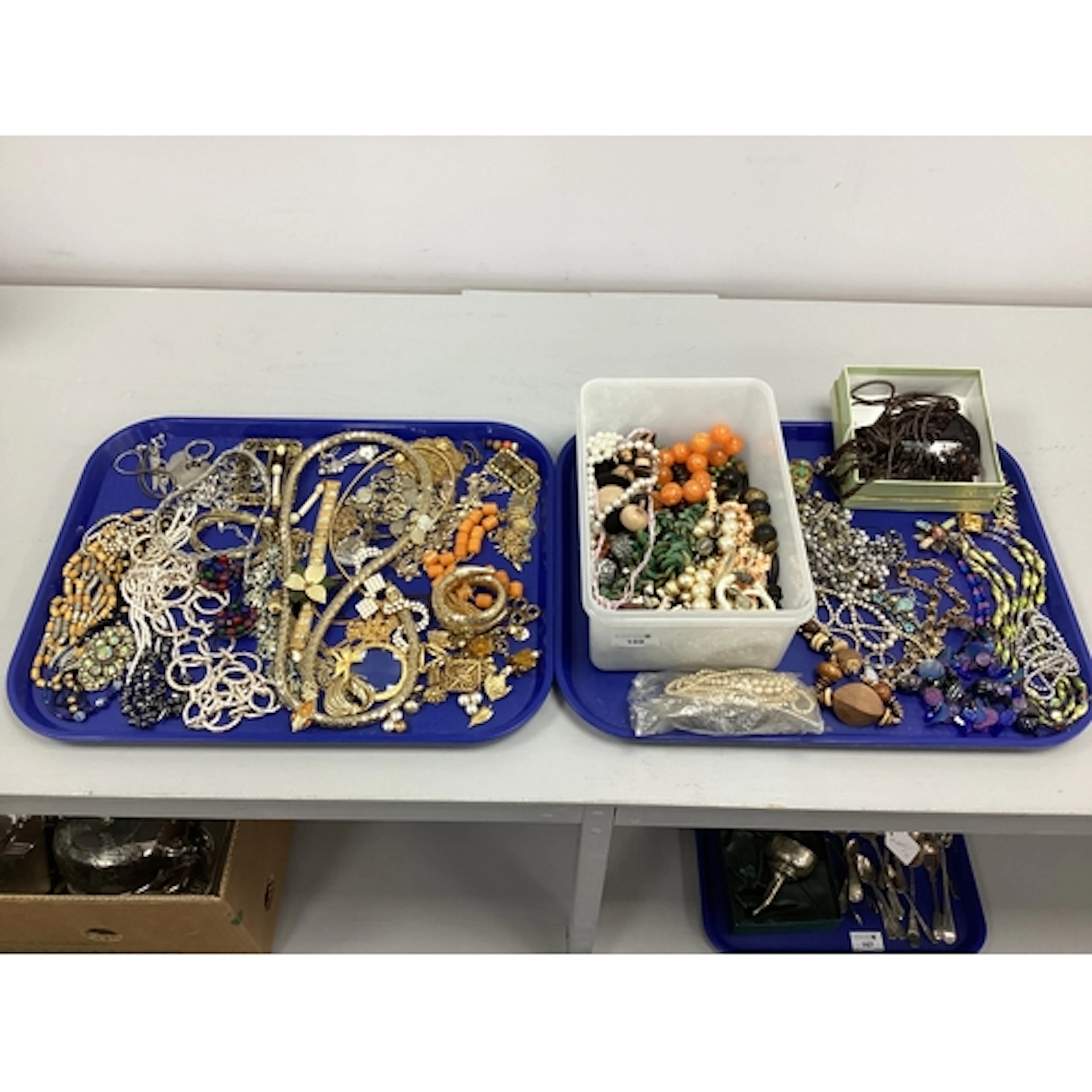 A Mixed Lot of Assorted Costume Jewellery, including bead ne...