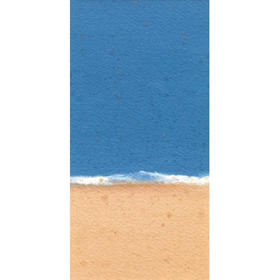 § John MILLER (1931-2002) Beach Gouache, stamp signed, inscr...