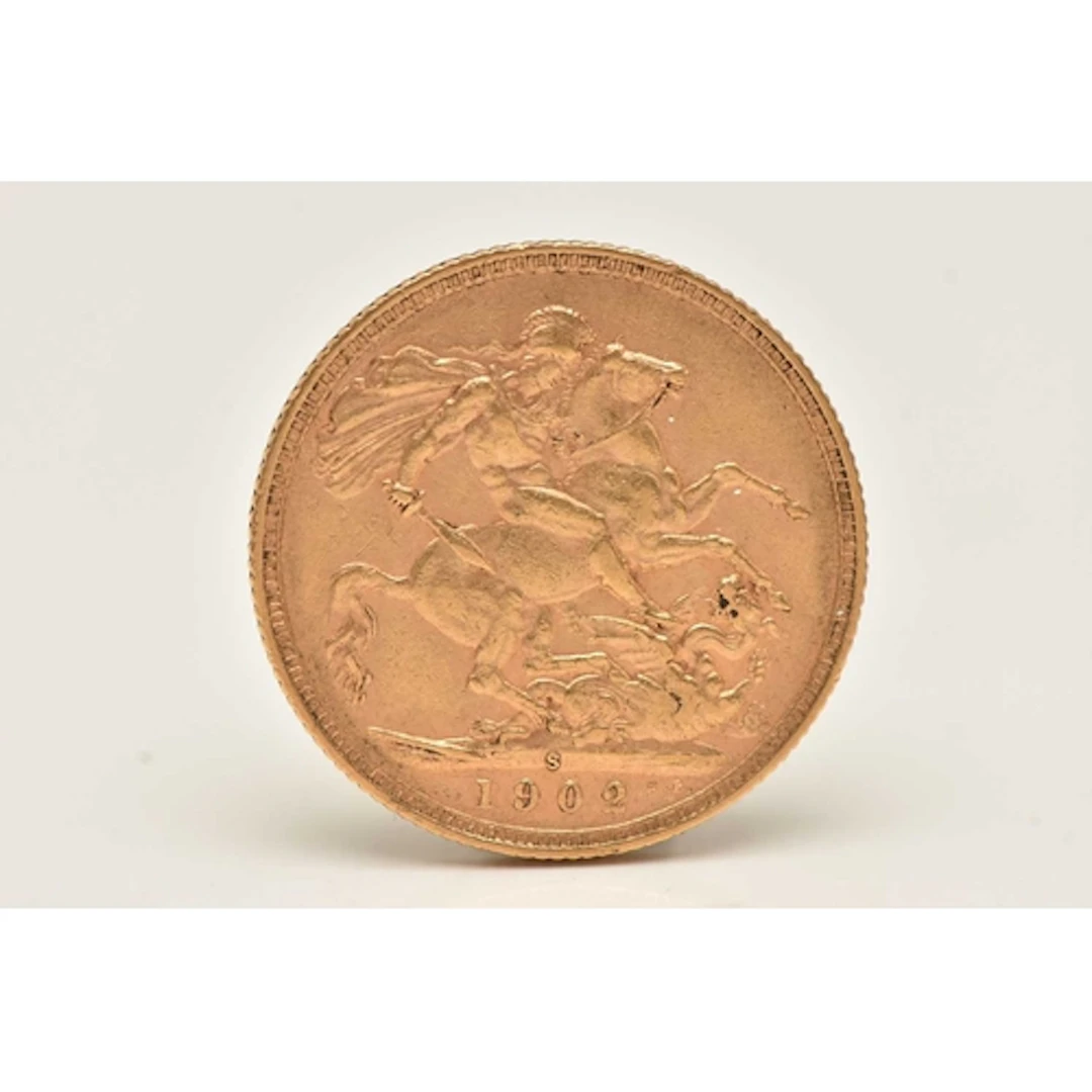 AN EDWARD VII FULL GOLD SOVEREIGN, dated 1902, Sydney mint, ...