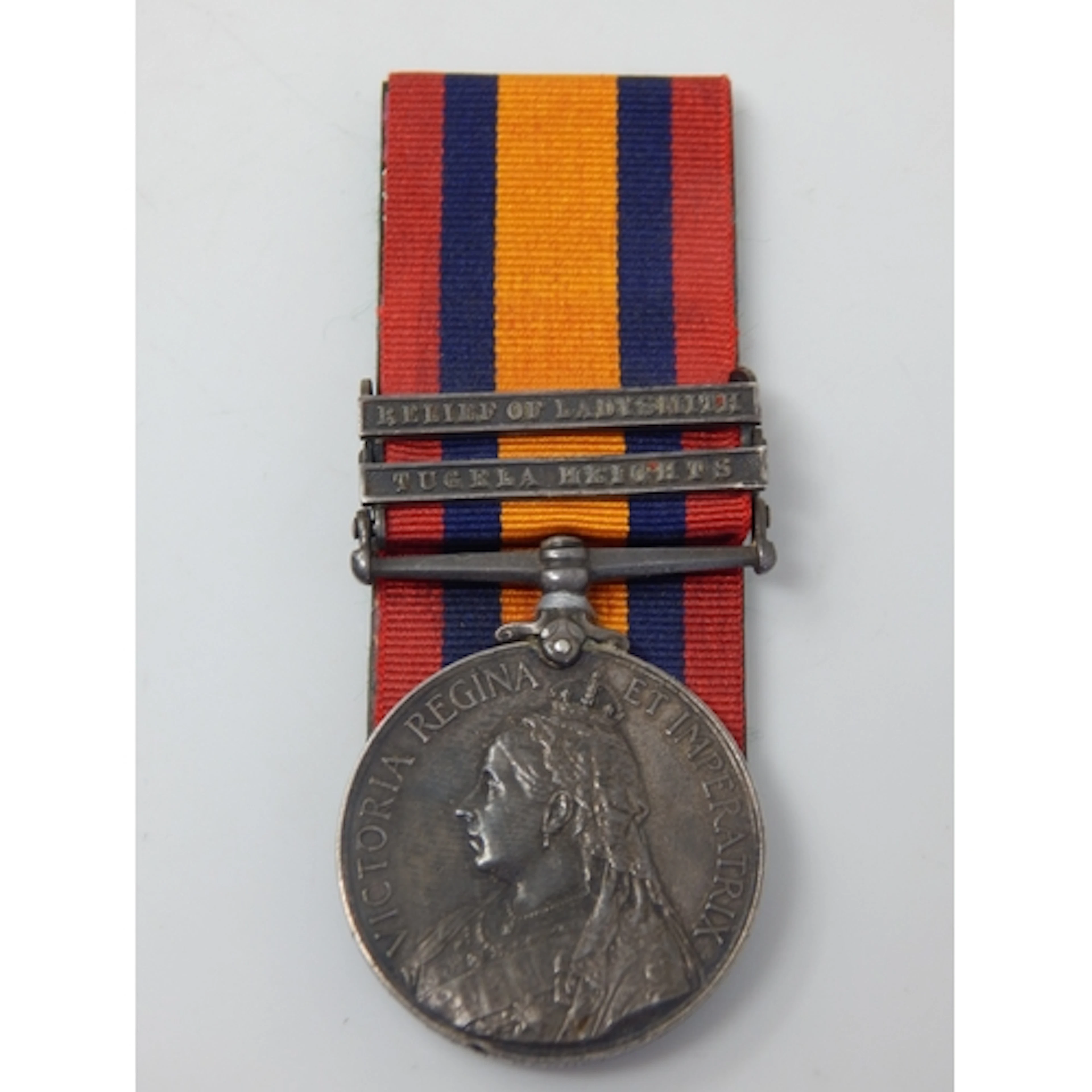 Boer War Q.S.A Medal with Clasps for Relief of Ladysmith & T...