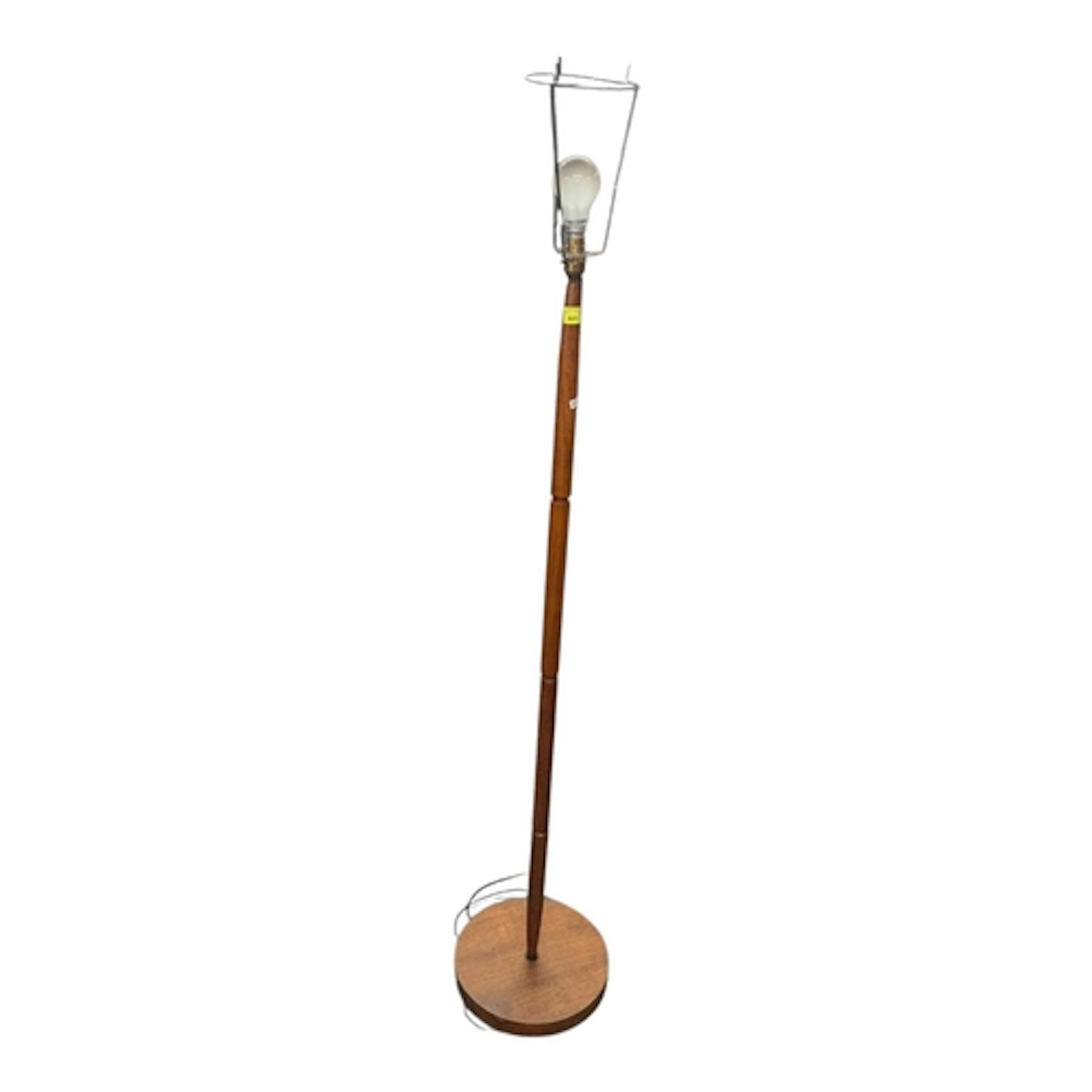 British Modern Design - Mid century teak floor standing stan...