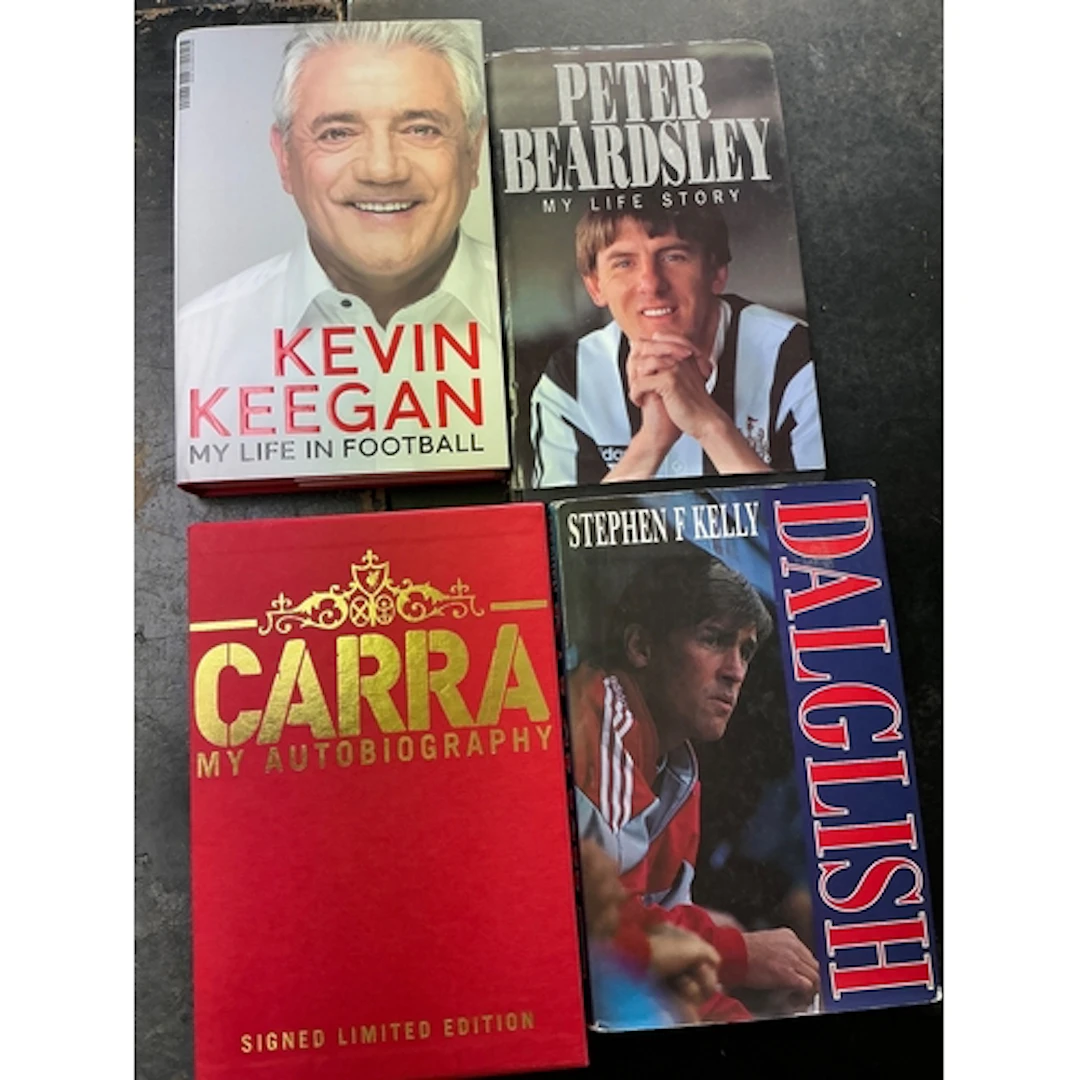 Liverpool Signed Football Books: Hardback books of Dalglish ...