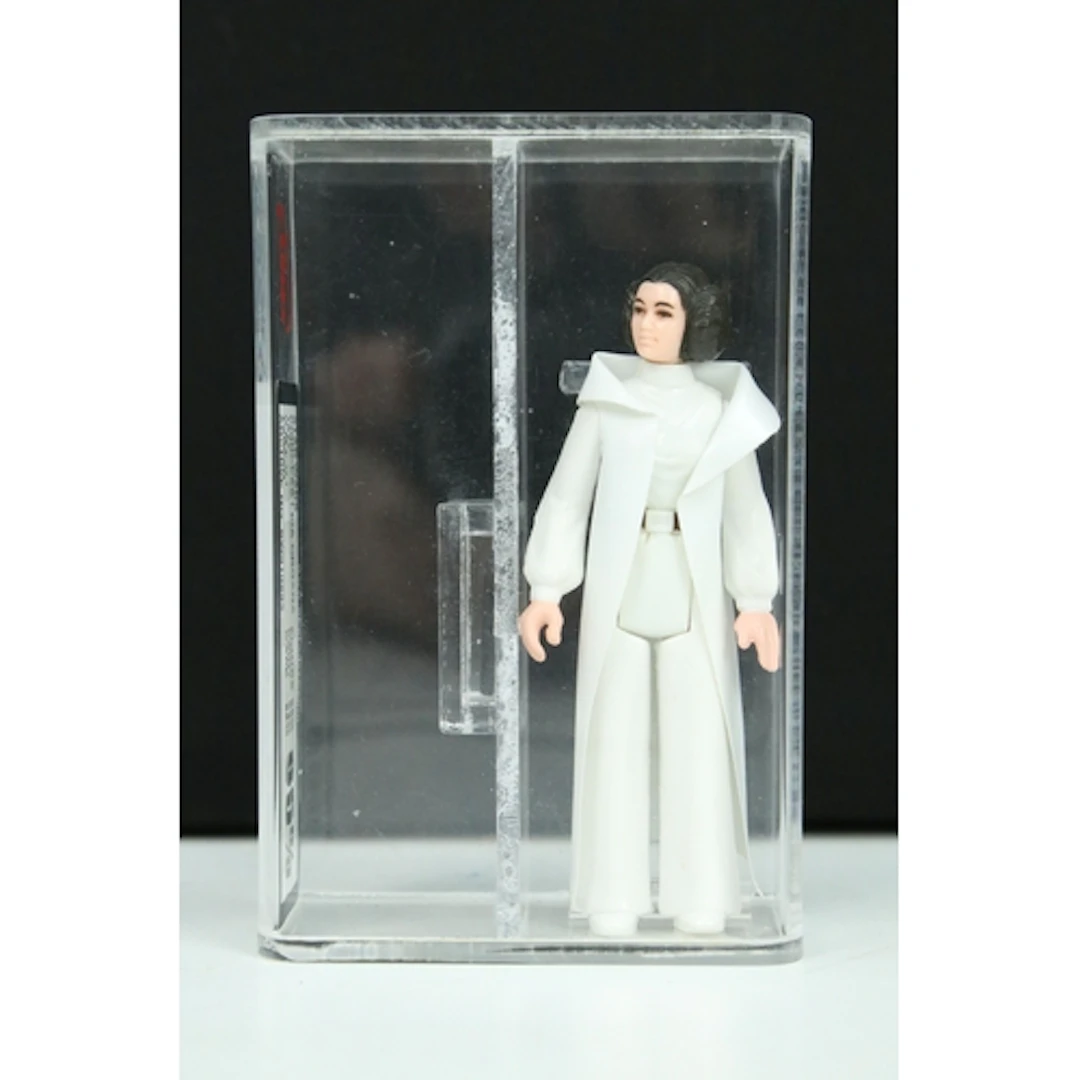 Star Wars - UKG graded cased Princess Leia Organa figure wit...