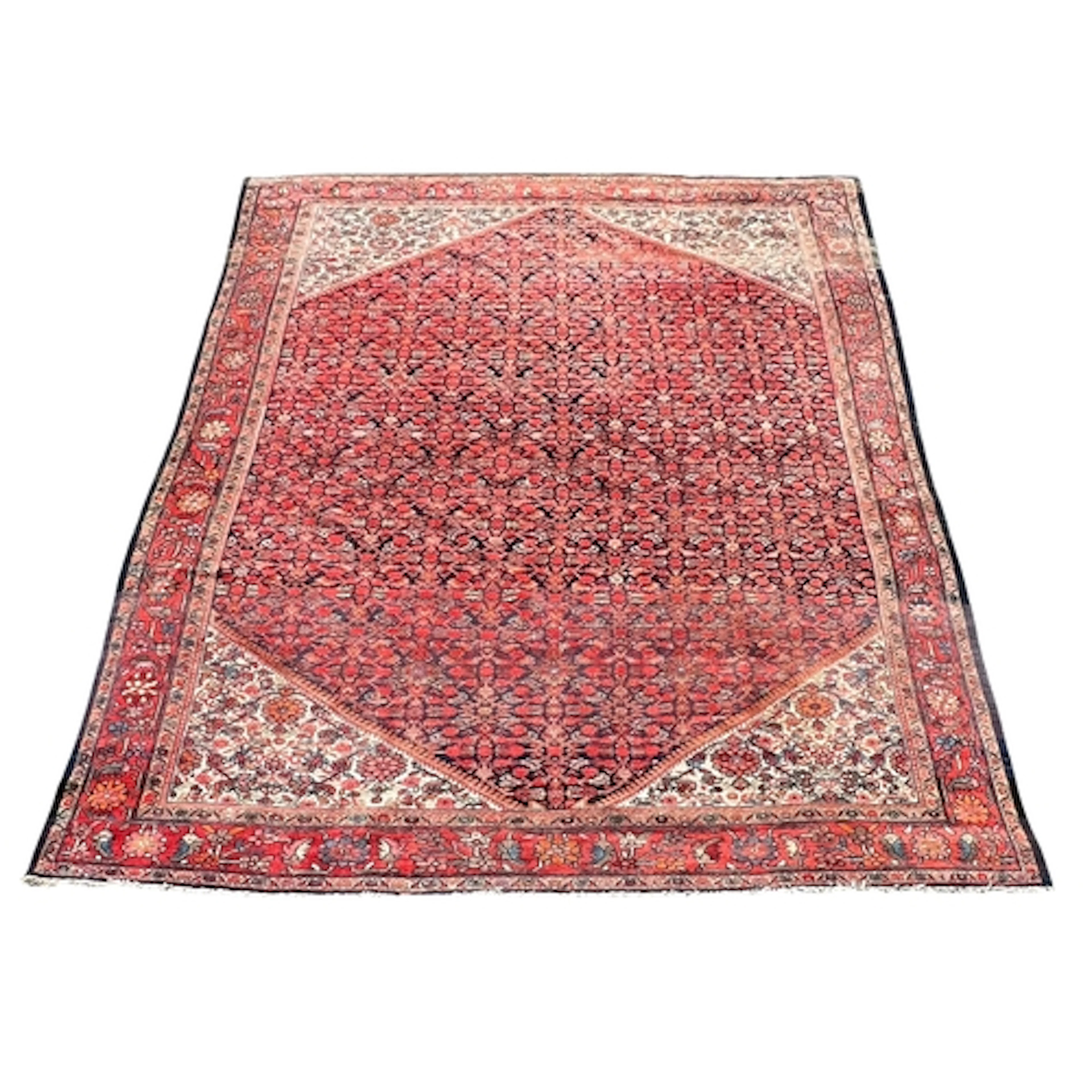 A LARGE PERSIAN DESIGN CARPET 395cm x 310cm
