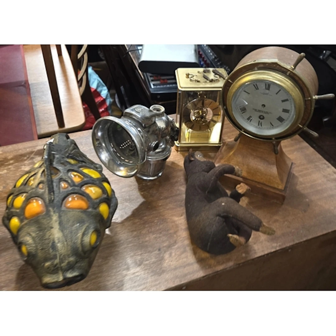 A Henry Browne novelty mahogany cased clock with silvered di...