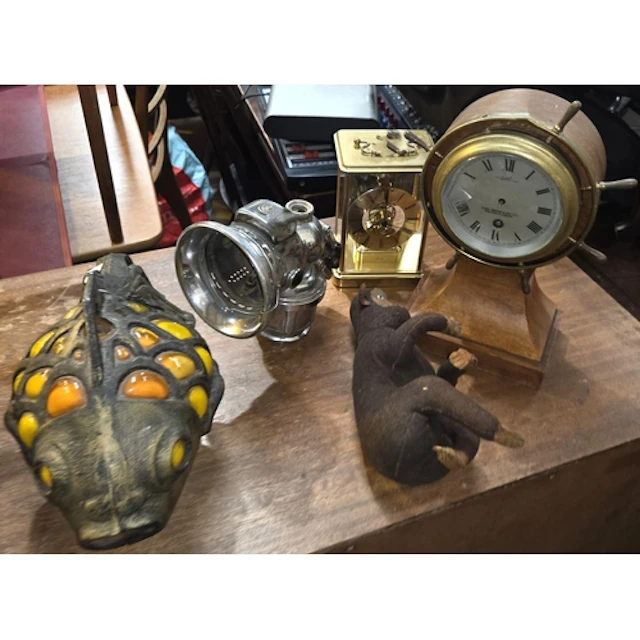 A Henry Browne novelty mahogany cased clock with silvered di...