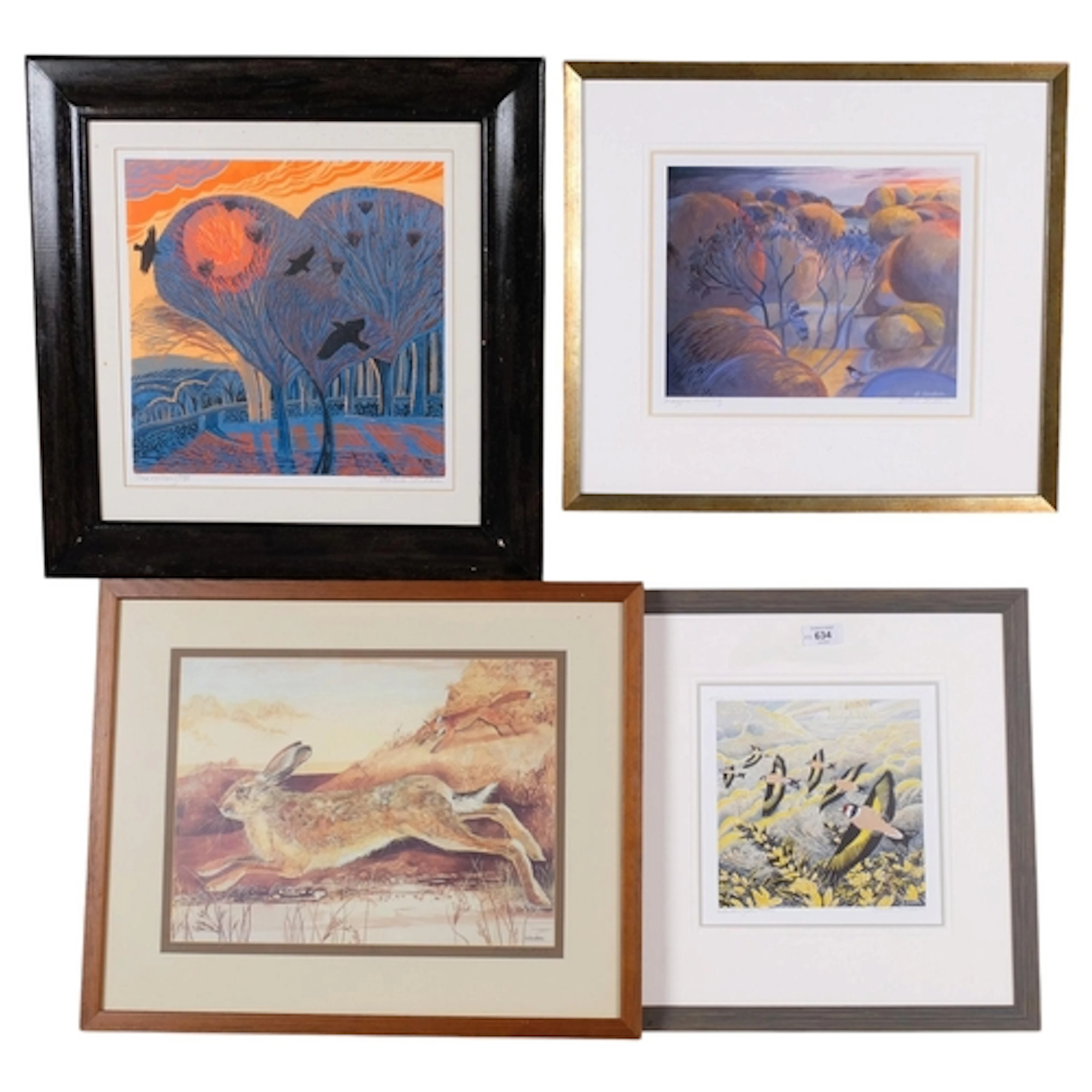 Annie Soudain, 4 various limited edition colour prints, all ...