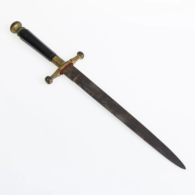 SCANDINAVIAN NAVAL DIRK. Scandinavian Naval dirk, 19.5cm bla...