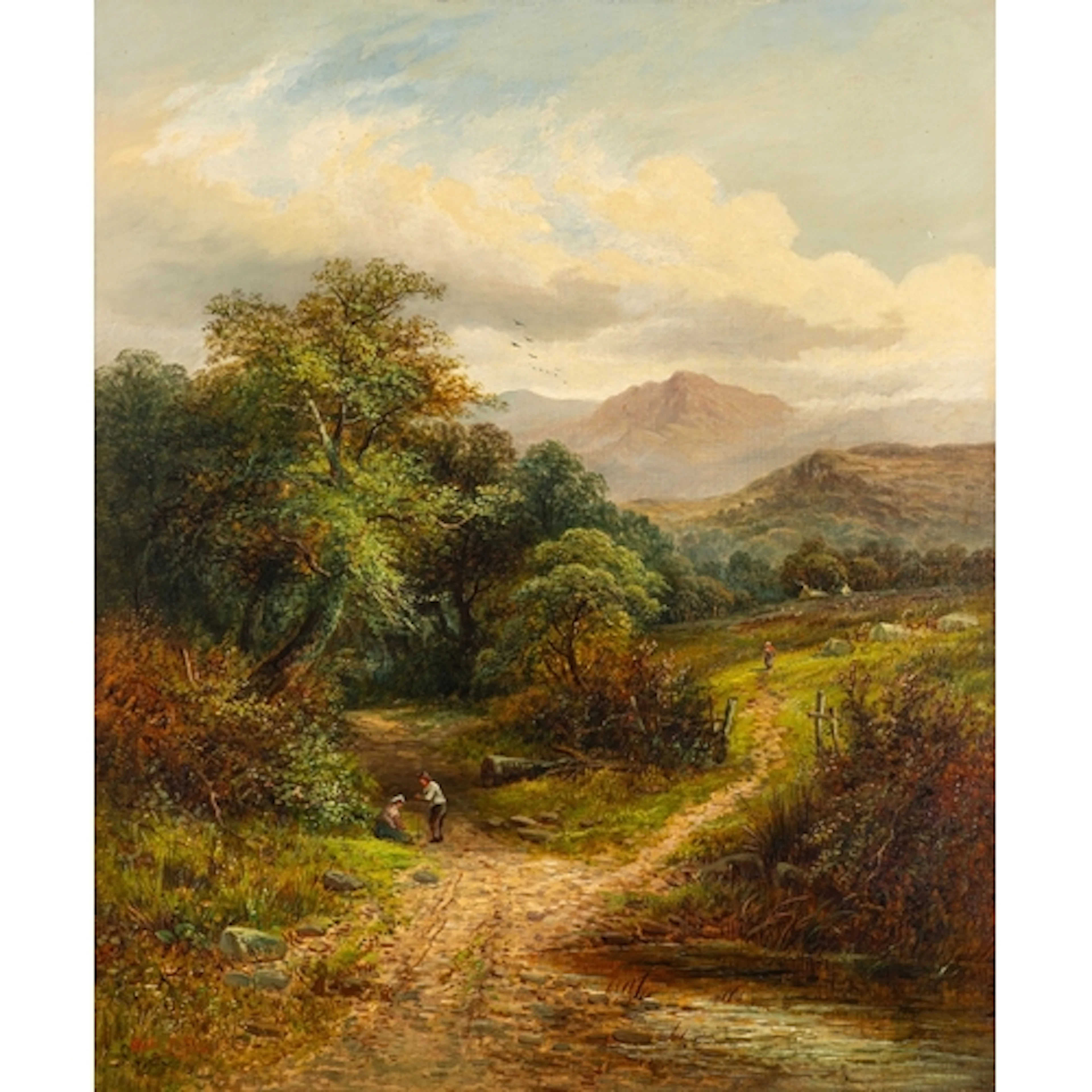 Walter Erasmus Ellis (British, 1849-1918) - A country lands...
