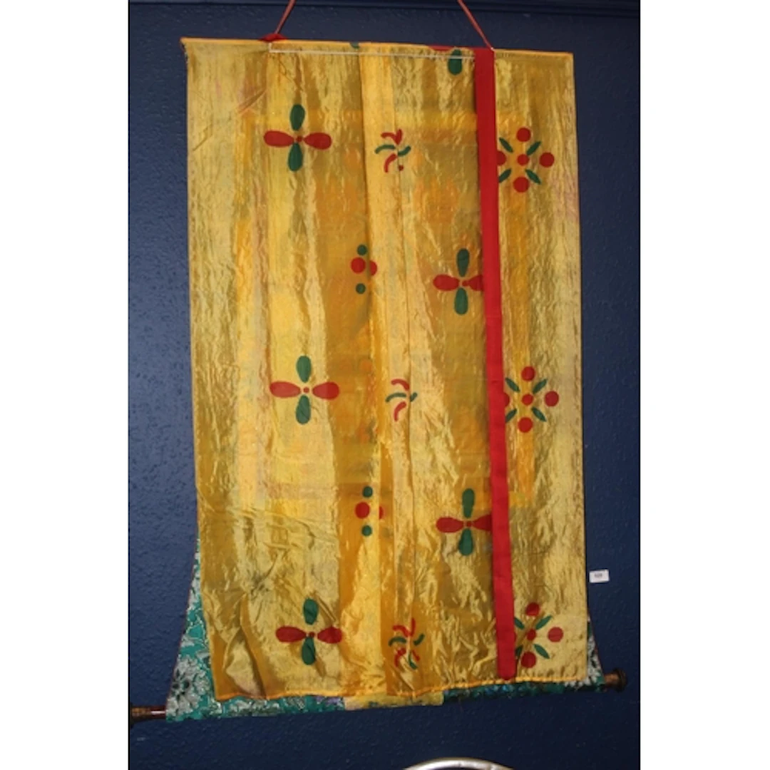 Tibetan Buddhist Thangka scroll painting, 125cm x 80cm. ...