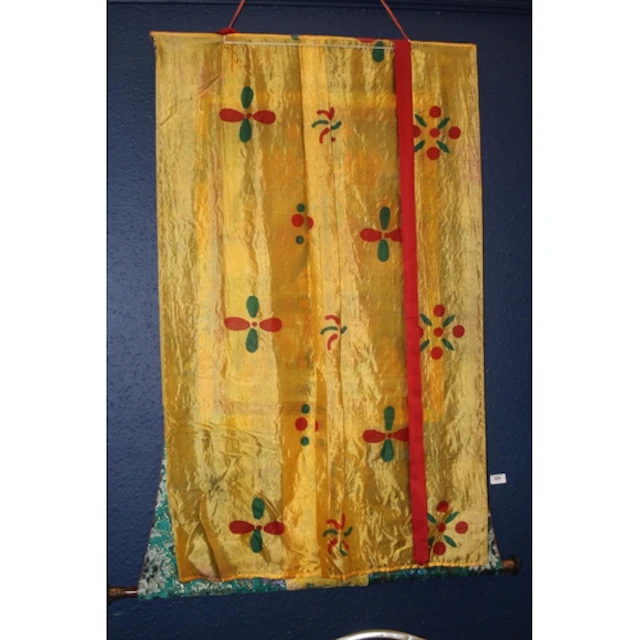 Tibetan Buddhist Thangka scroll painting, 125cm x 80cm.&nbsp...