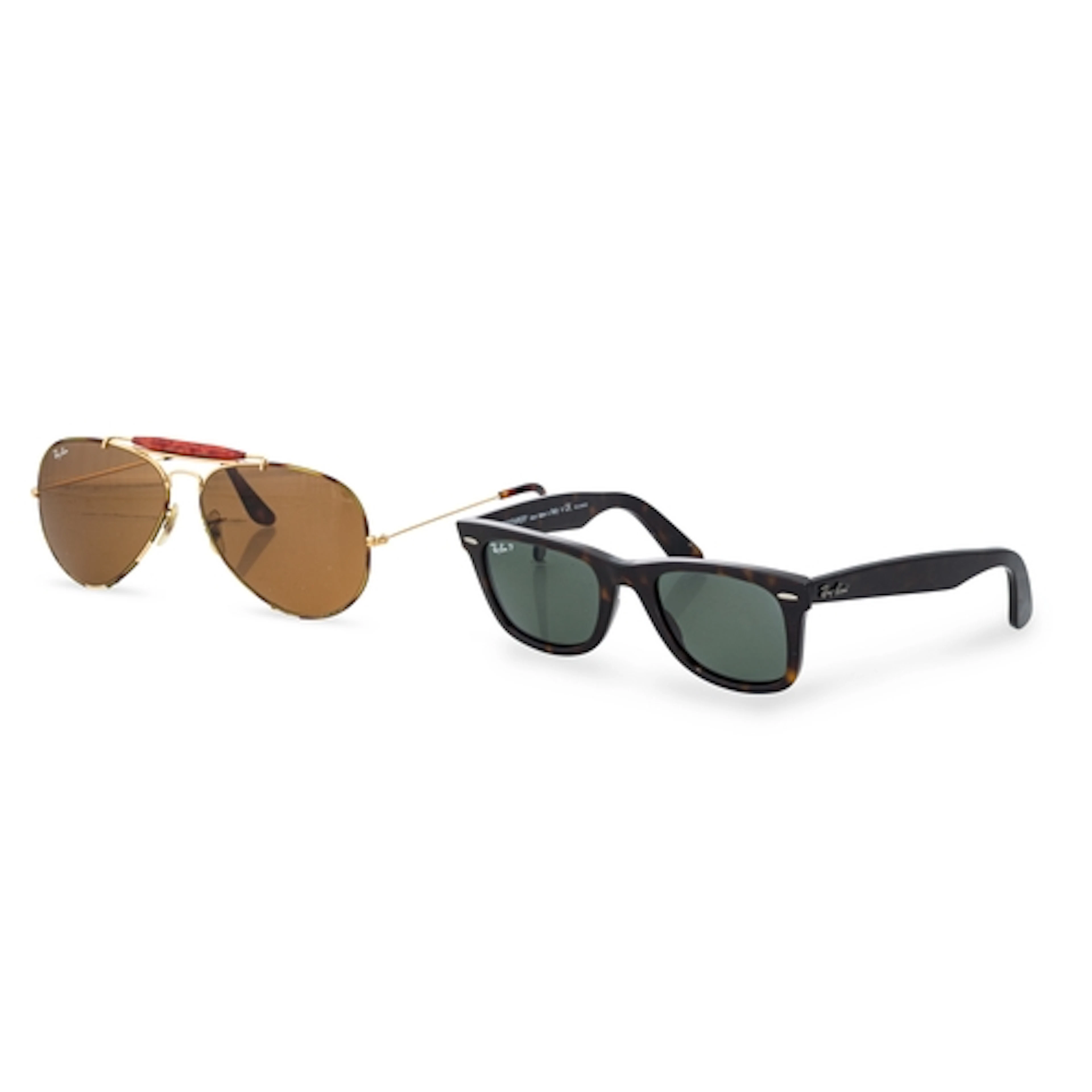 TWO PAIRS OF 20TH CENTURY RAY-BAN SUNGLASSES