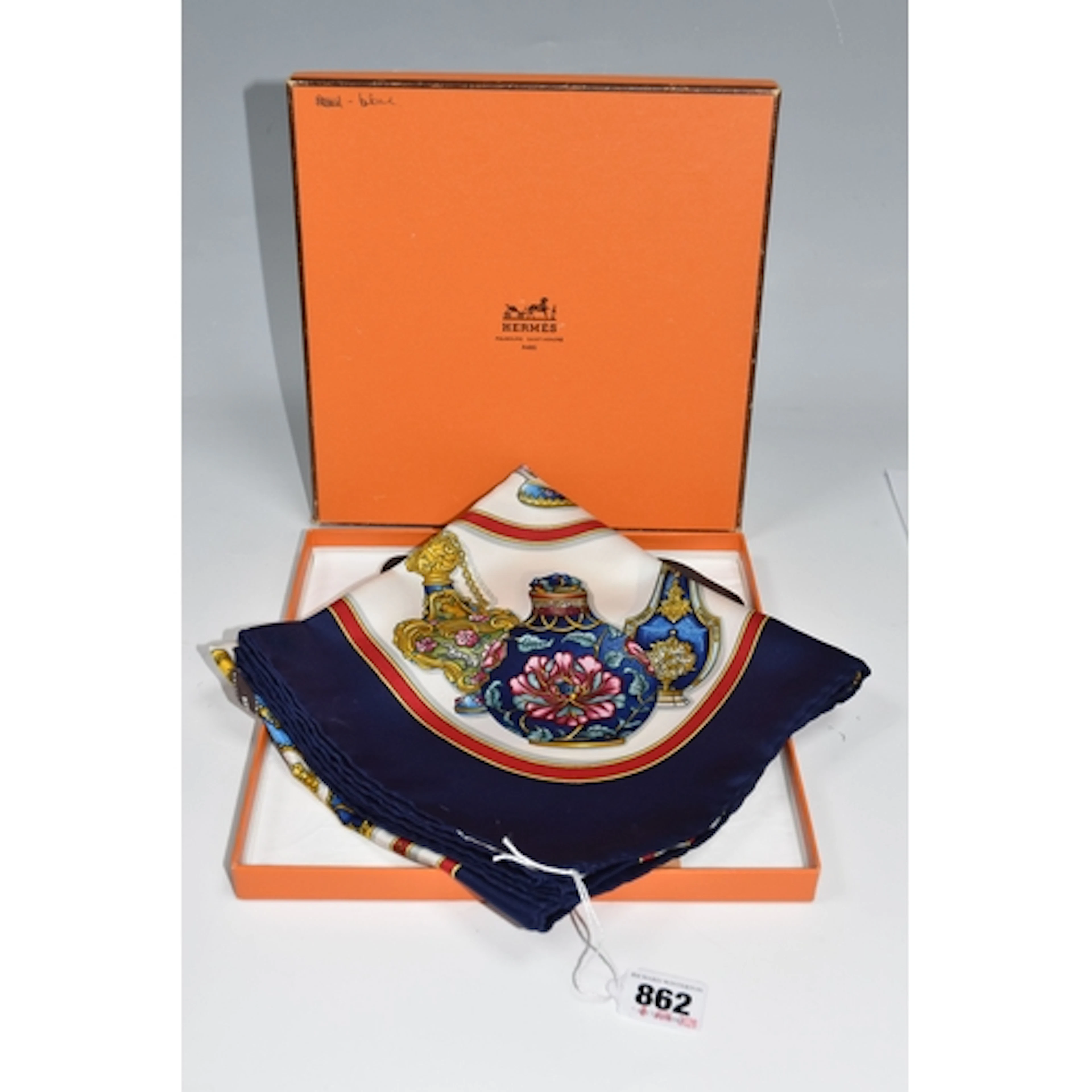 VINTAGE HERMES SILK SCARF 'QU'IMPORTE LE FLACON', designed b...