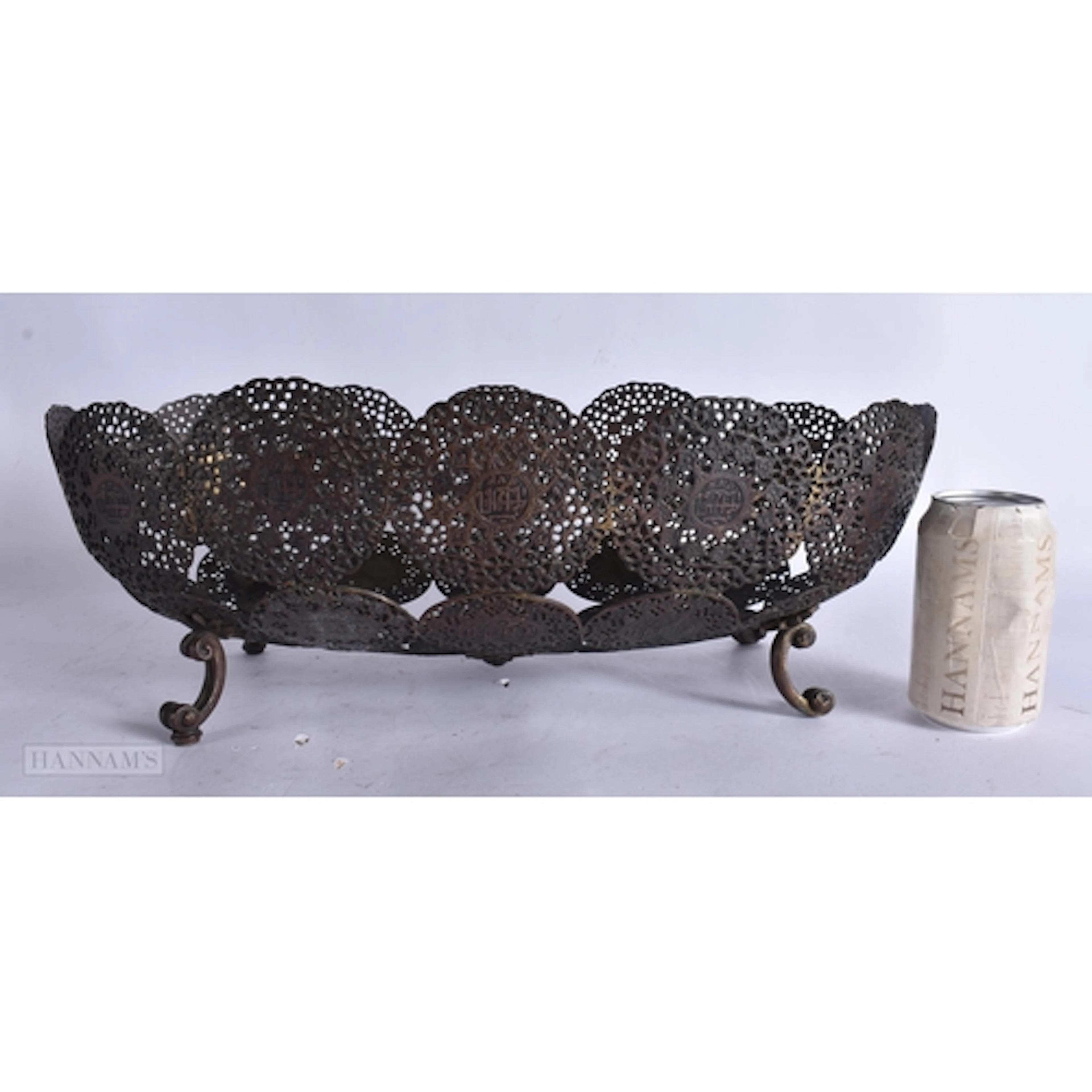 AN UNUSUAL 19TH CENTURY ISLAMIC MIDDLE EASTERN RETICULATED B...