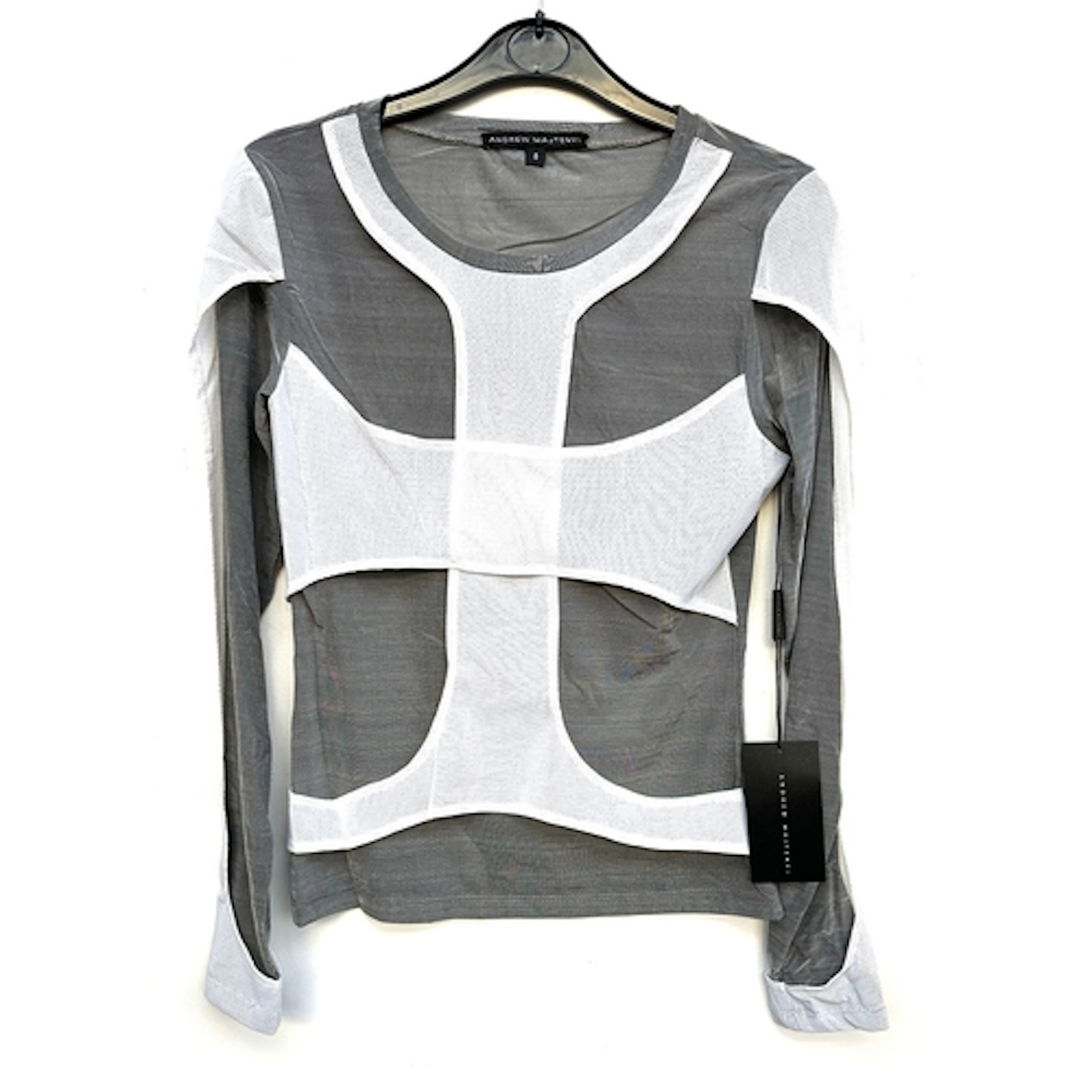 An Andrew Majtenyi, NWT, criss cross stretch top, size 8 RRP...