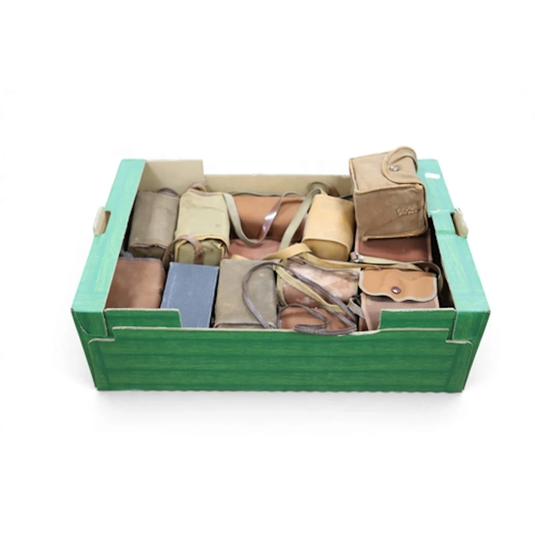 A large collection of Kodak box cameras mainly Brownie examp...