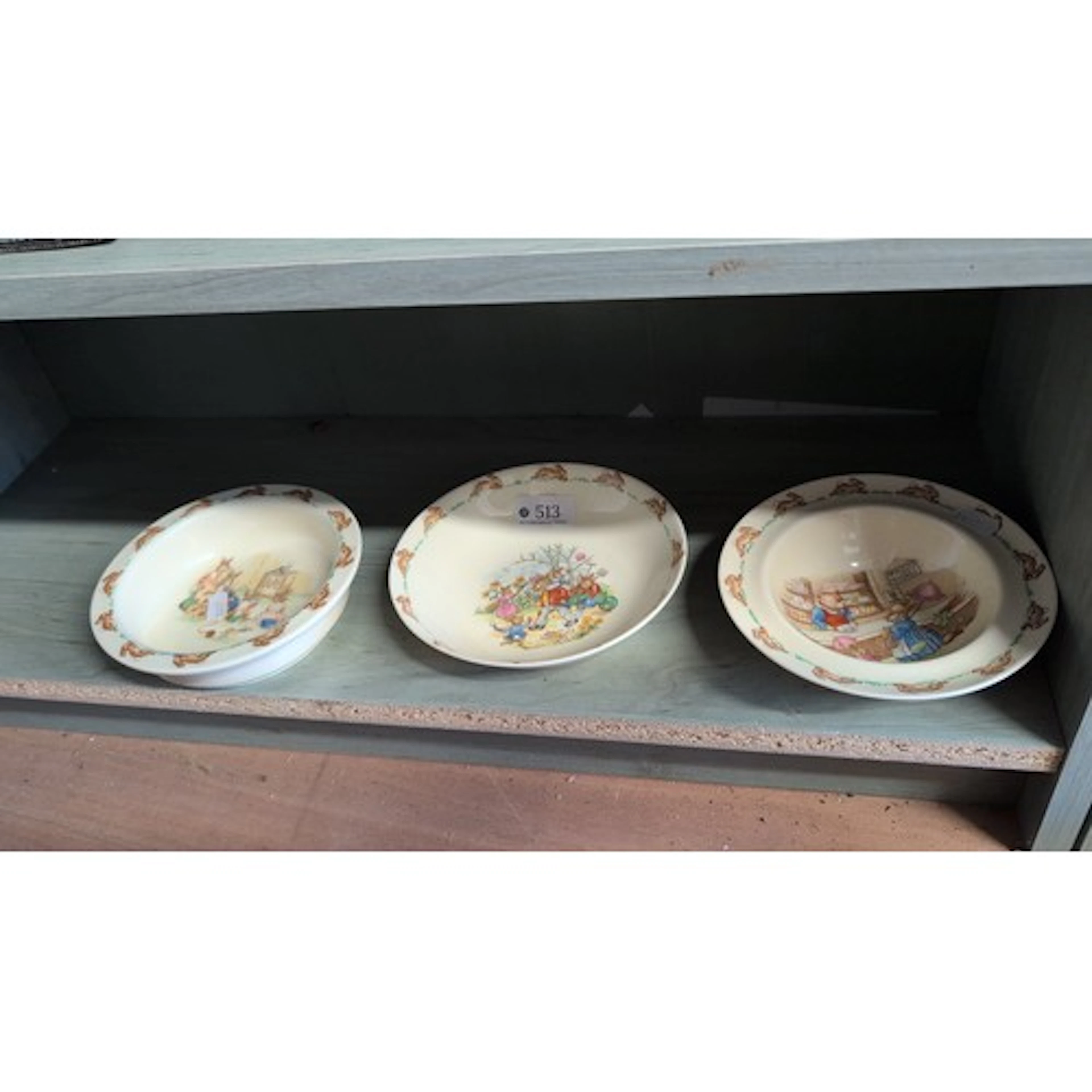 3 x Royal Doulton Bunnykins English fine bone china nursery ...