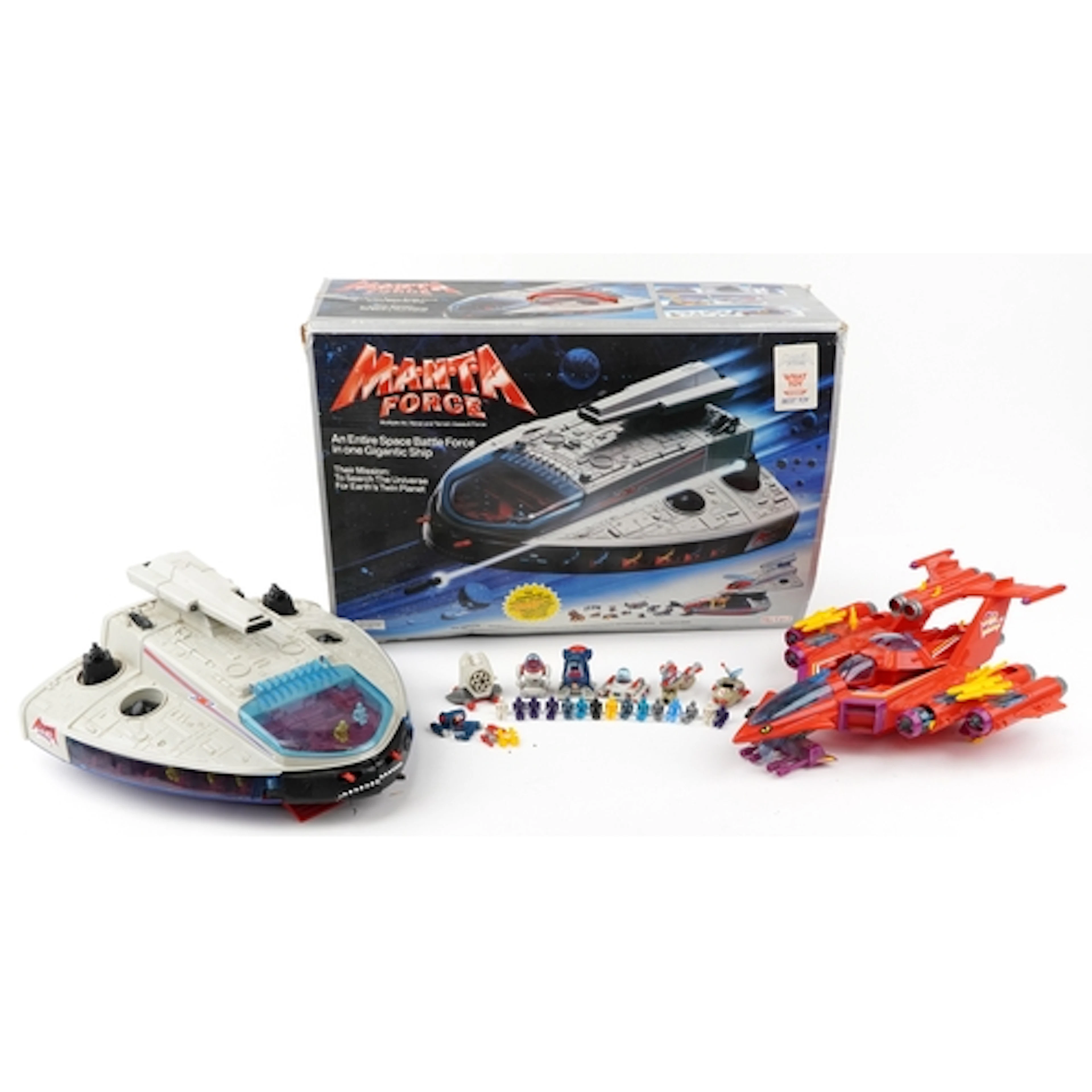 A vintage Manta Force Gigantic Ship by Bluebird.