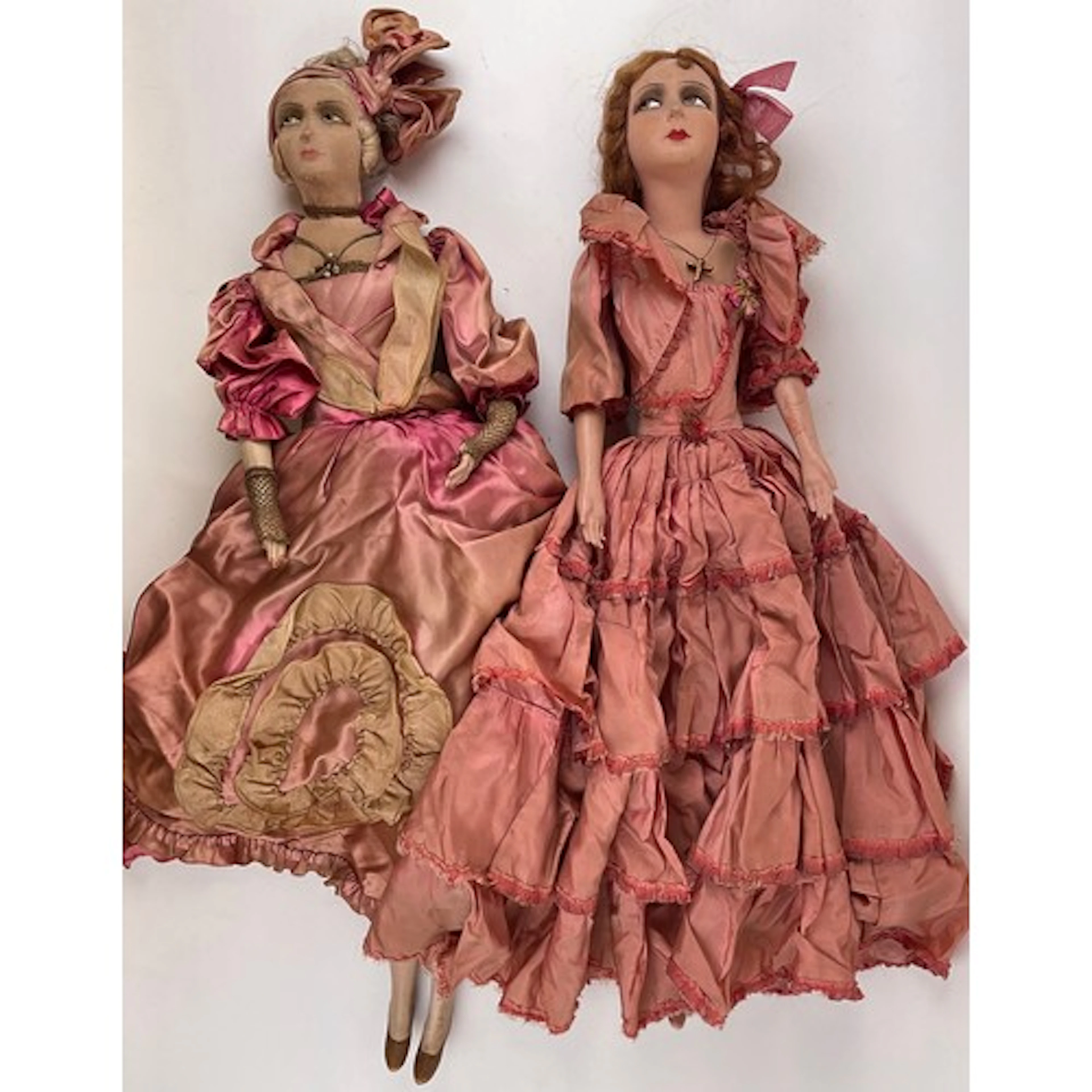 Collectables - a 1920s/30s Continental boudoir doll, canvas ...