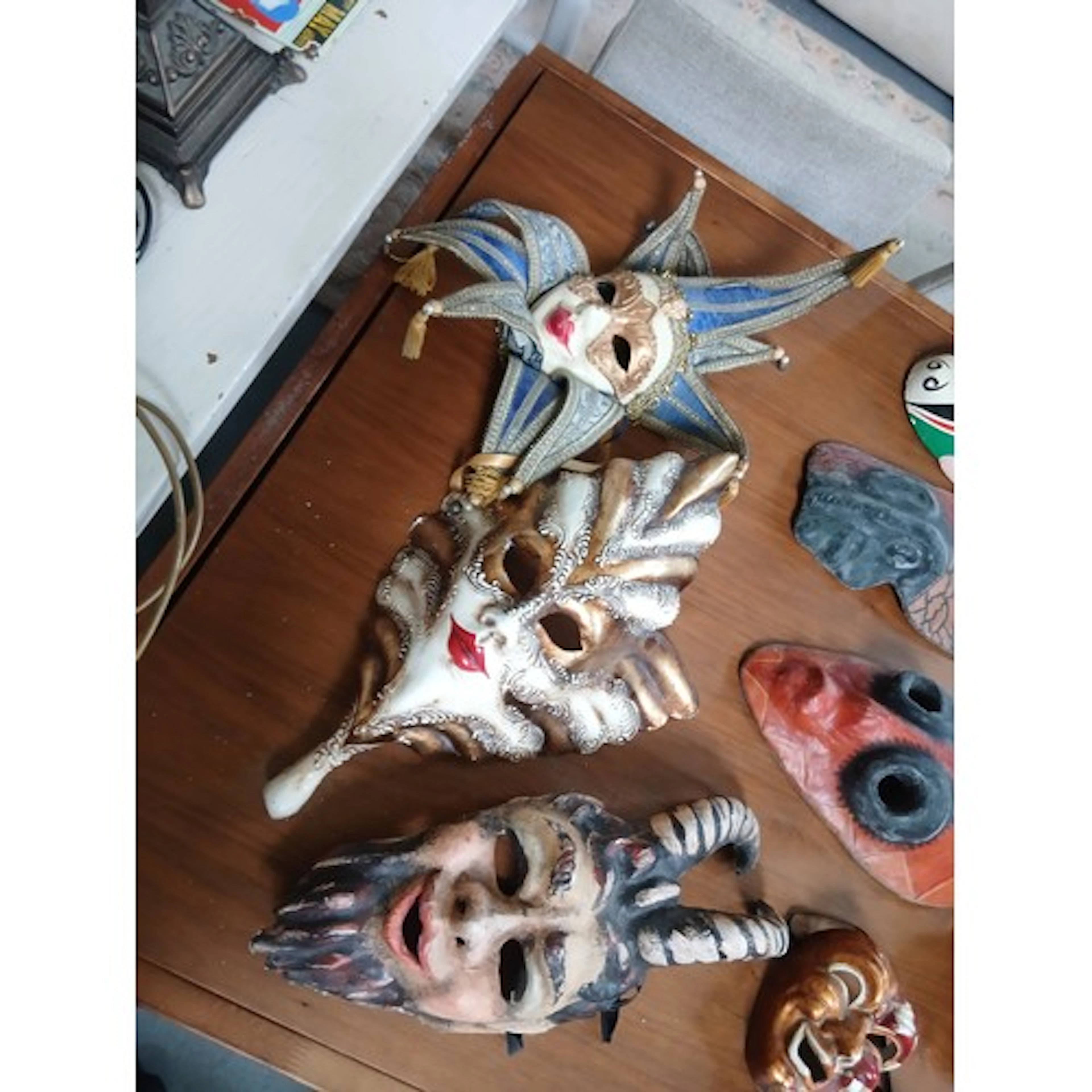 Three Good Quality Venetian Carnival Masks