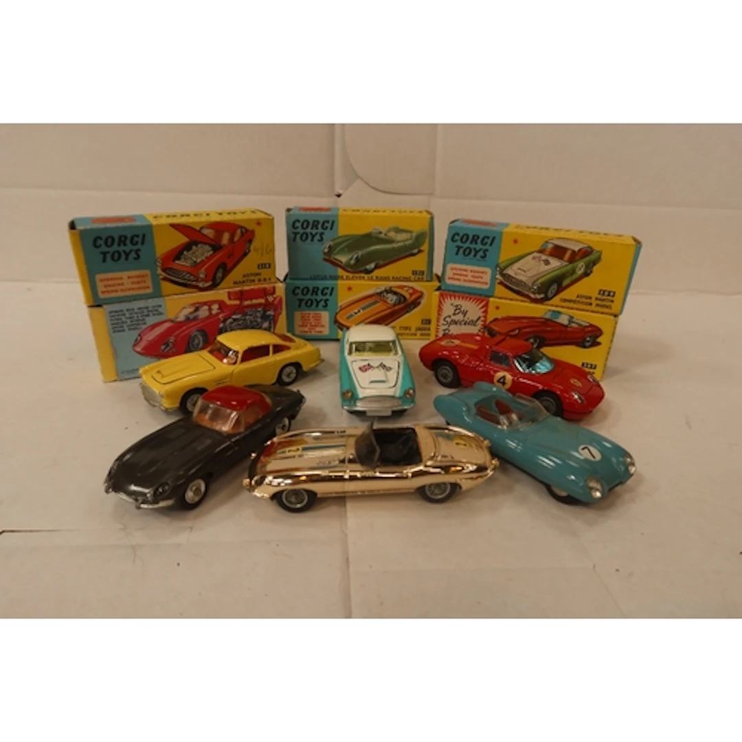 Corgi Toys 151, 314, 312, 307, 218, 309