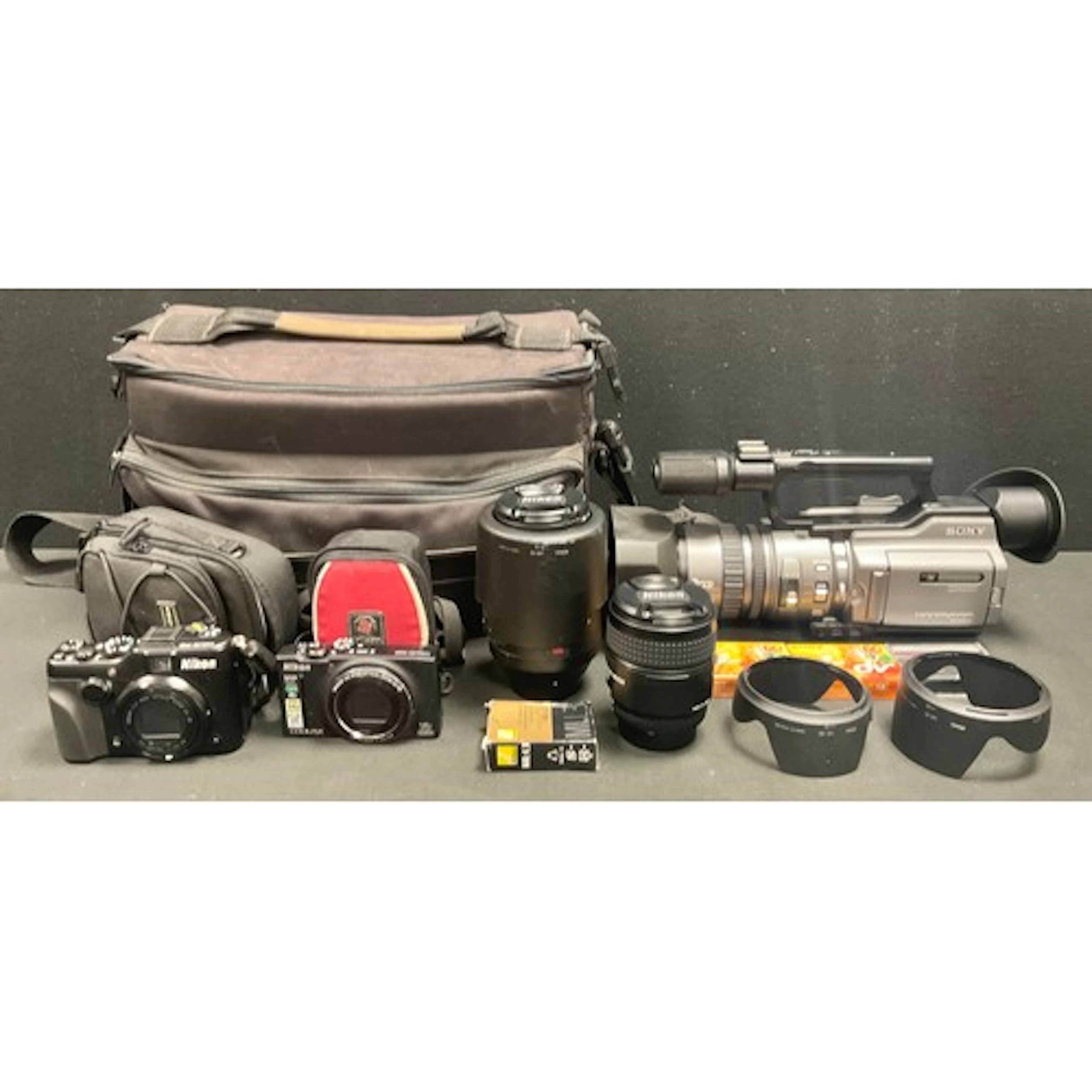 Photography - Sony Handycam; Nikon SWM VR ED lens; Nikon Coo...